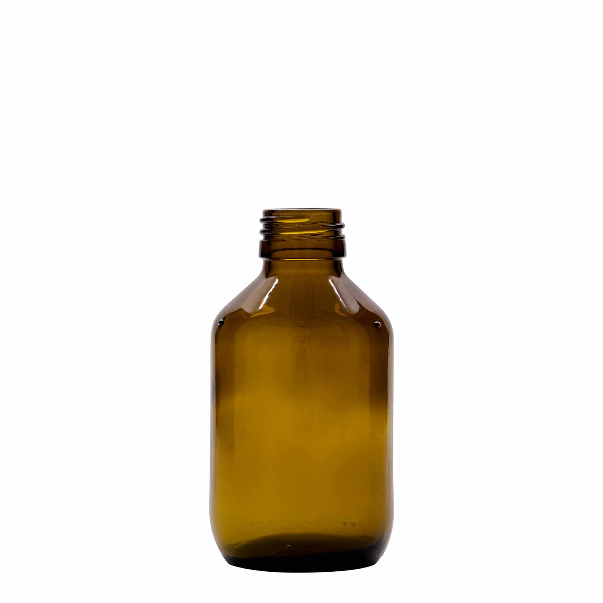 150 ml Frasco de medicamentos, castanho, vidro, boca: PP 28 150 ml Frasco de medicamentos, castanho, vidro, boca: PP 28