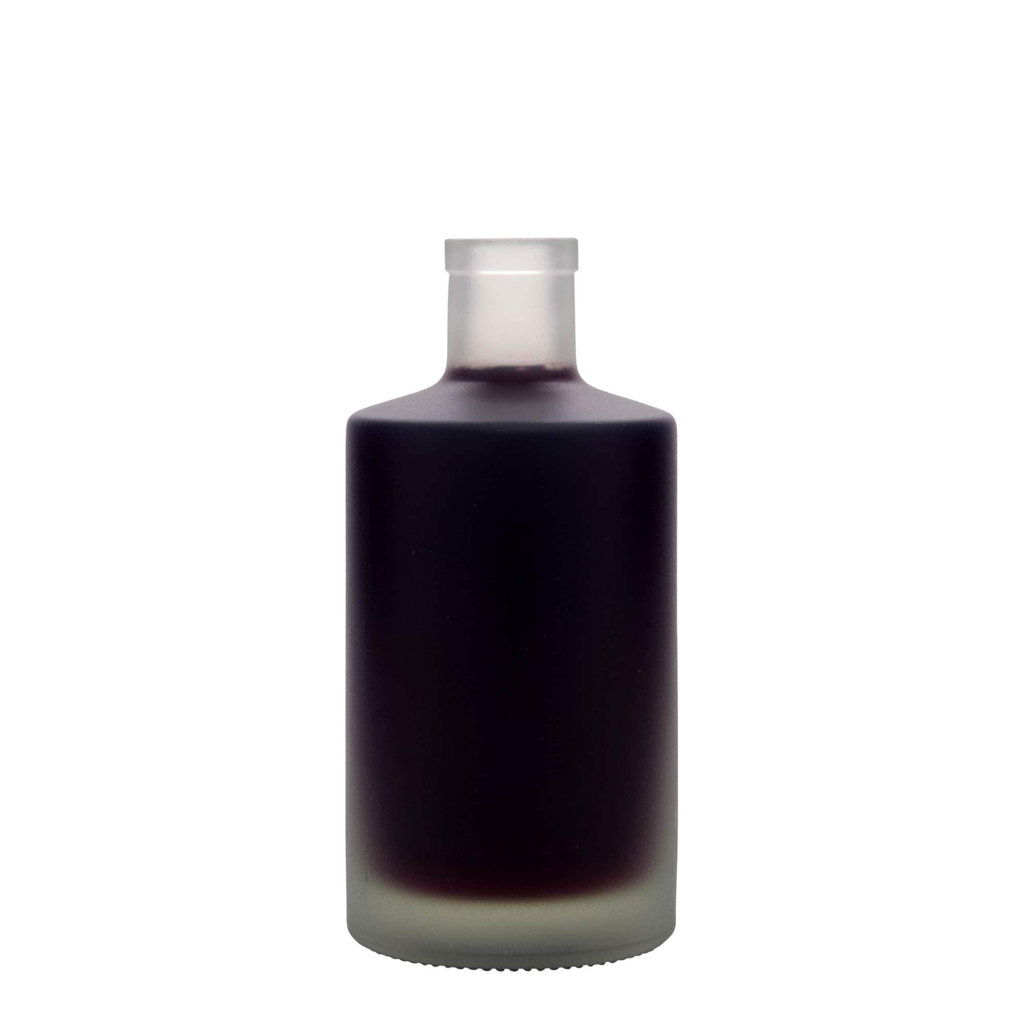 Garrafa de vidro de 500 ml 'Caroline', congelada, boca: cortiça