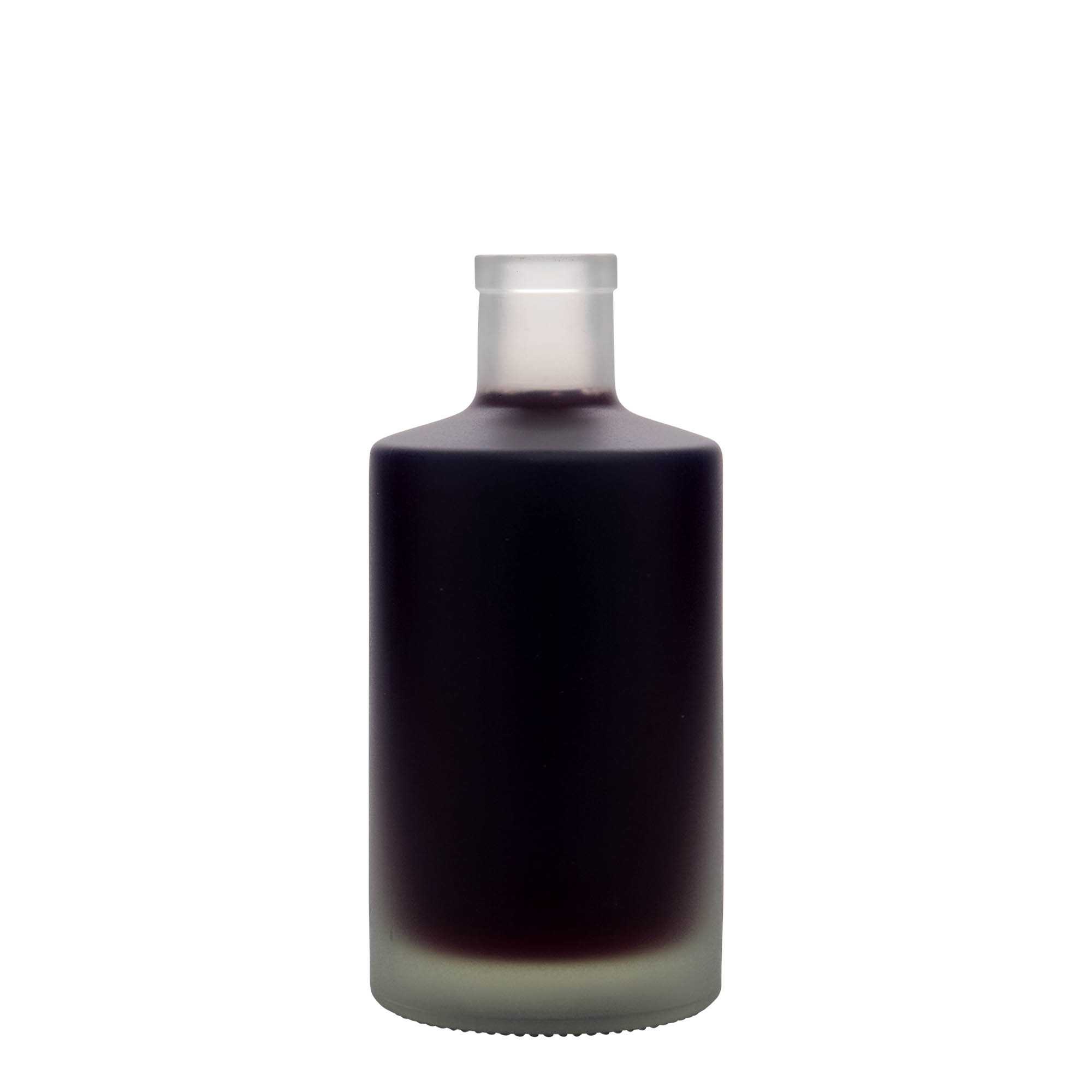 Garrafa de vidro de 500 ml 'Caroline', congelada, boca: cortiça