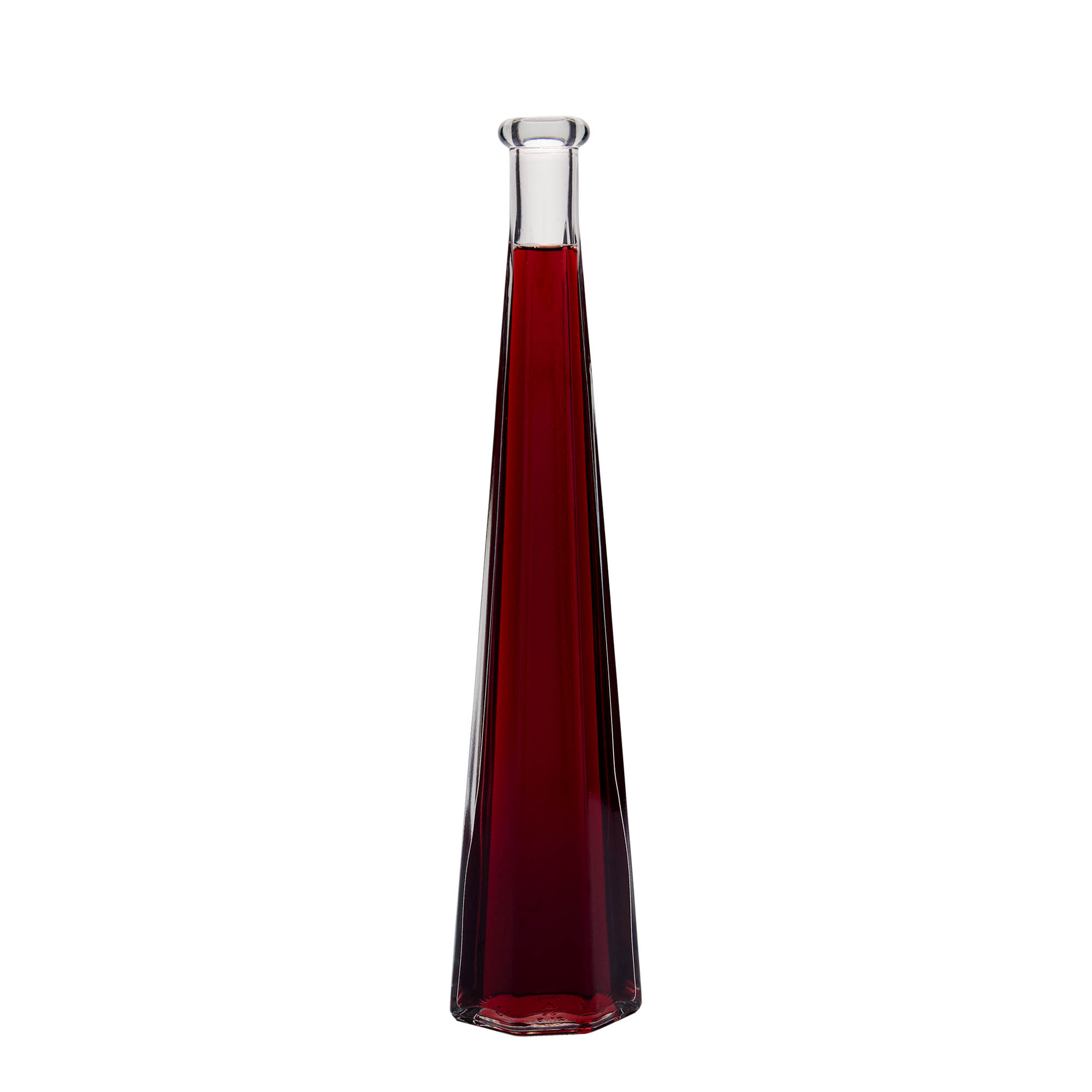 Frasco de vidro de 200 ml 'Dama Sexta', hexagonal, boca: cortiça Frasco de vidro de 200 ml 'Dama Sexta', hexagonal, boca: cortiça
