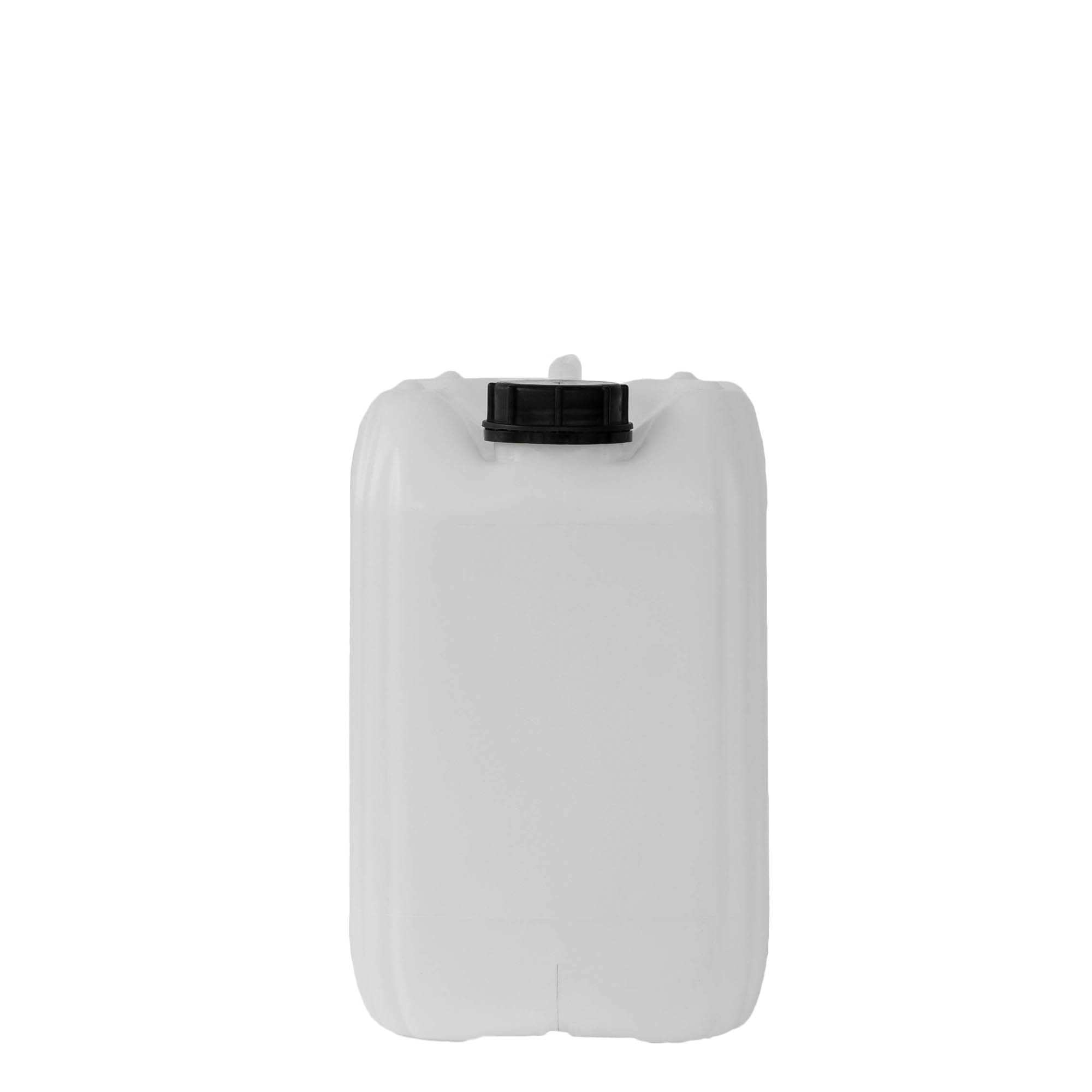10 l garrafa, retangular, plástico HDPE, natural, abertura: ND 55