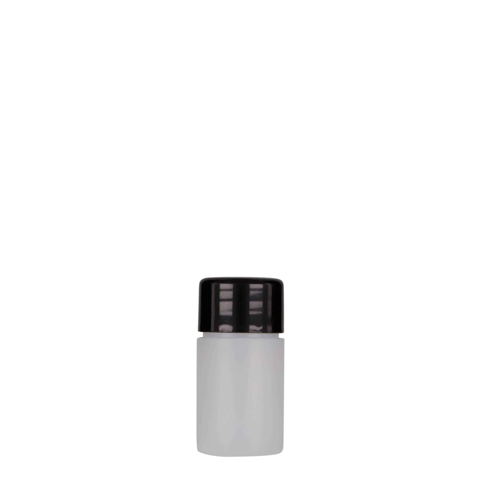 15 ml Garrafa de plástico 'Tuffy', PEAD, natural, boca: 24/410