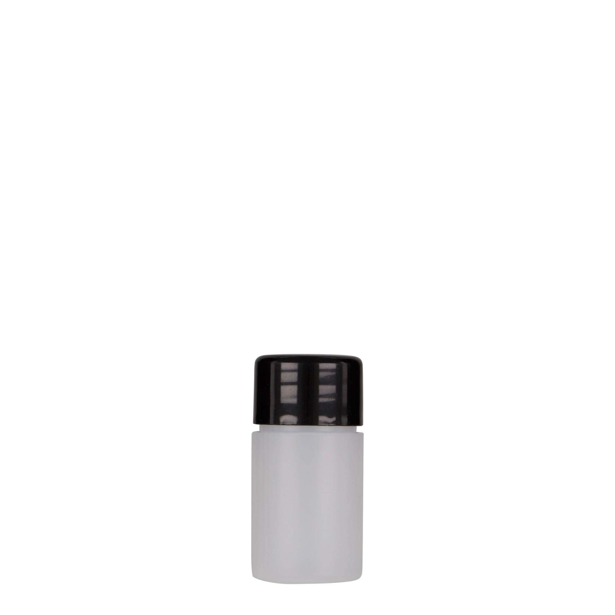 Frasco de plástico de 15 ml 'Tuffy', HDPE, natural, bocal: 24/410
