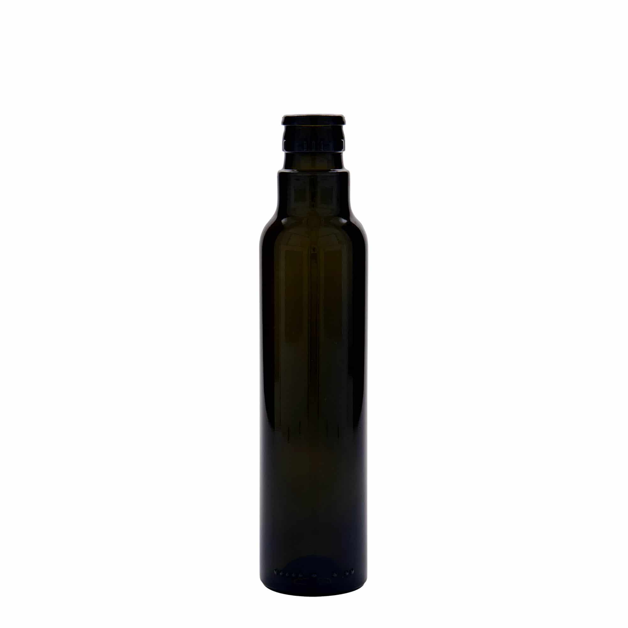 250 ml Garrafa para azeite e vinagre 'Willy New', vidro, verde antigo, boca: DOP 250 ml Garrafa para azeite e vinagre 'Willy New', vidro, verde antigo, boca: DOP