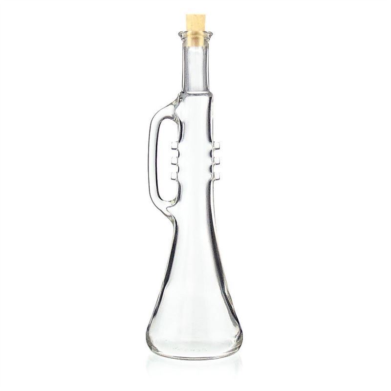 Garrafa de vidro de 500 ml 'Trompete', Boca: Cortiça Garrafa de vidro de 500 ml 'Trompete', Boca: Cortiça