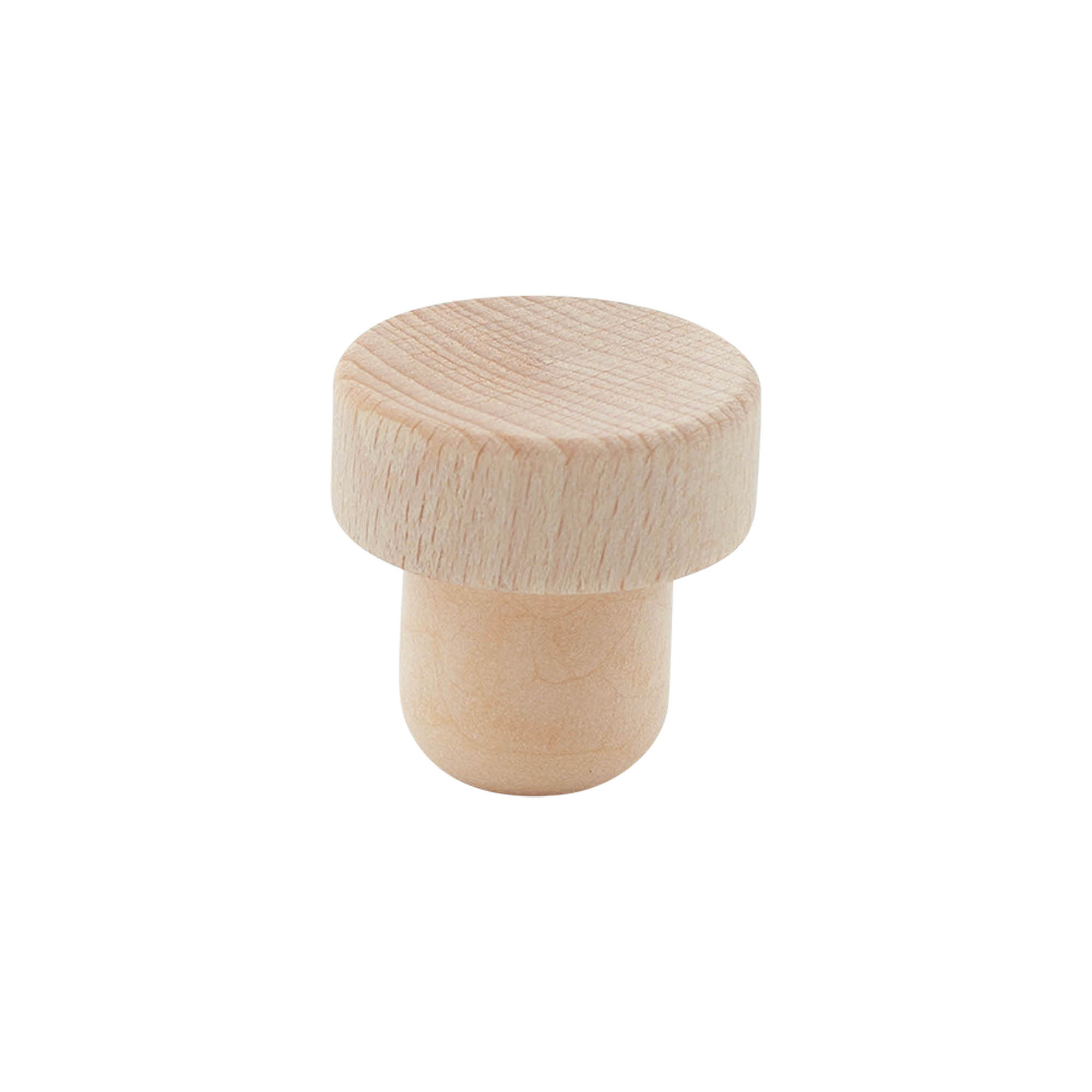 Rolha com pega 22,1 mm, madeira/plástico, para bocal: cortiça Rolha com pega 22,1 mm, madeira/plástico, para bocal: cortiça