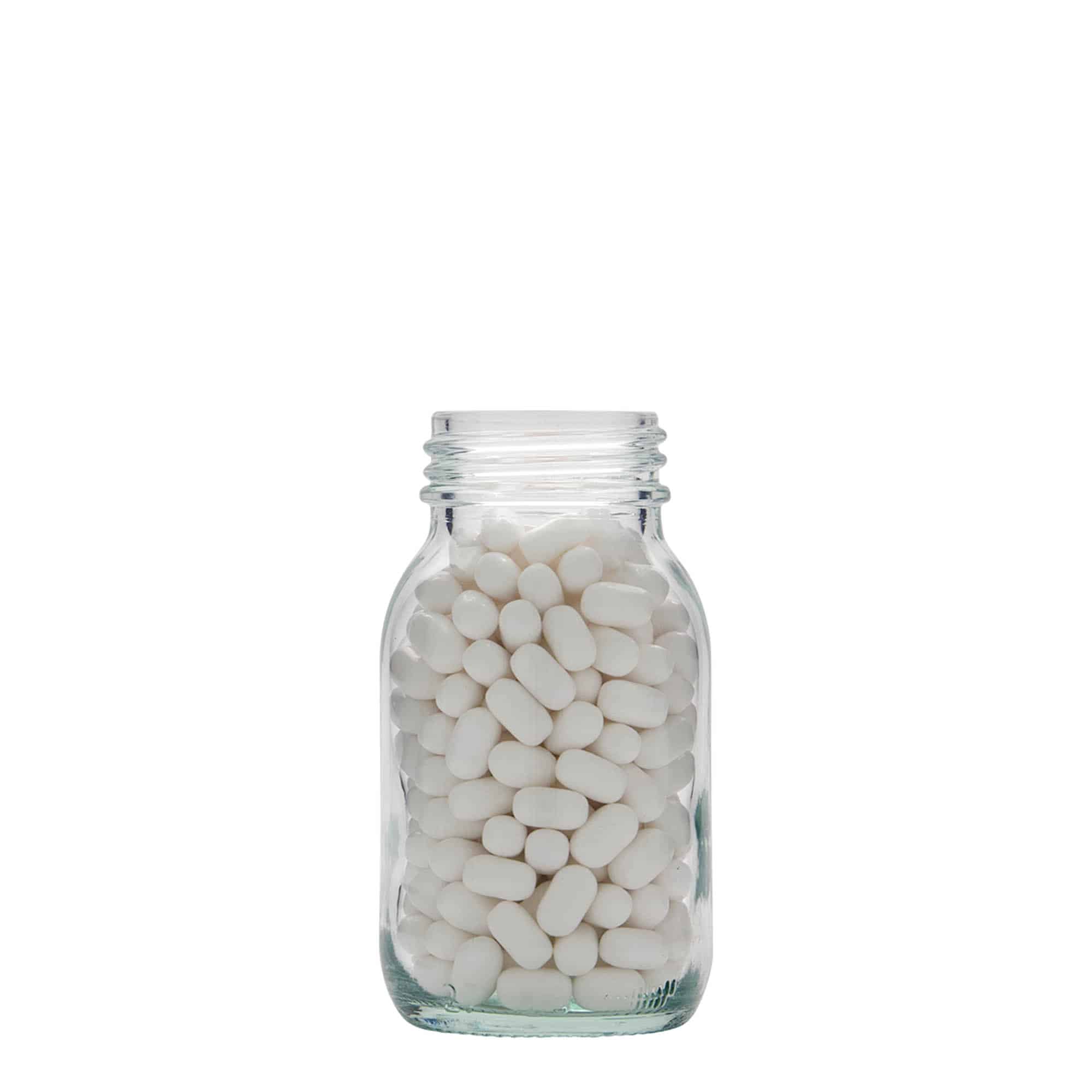 Frasco de boca larga de 125 ml, boca: DIN 40