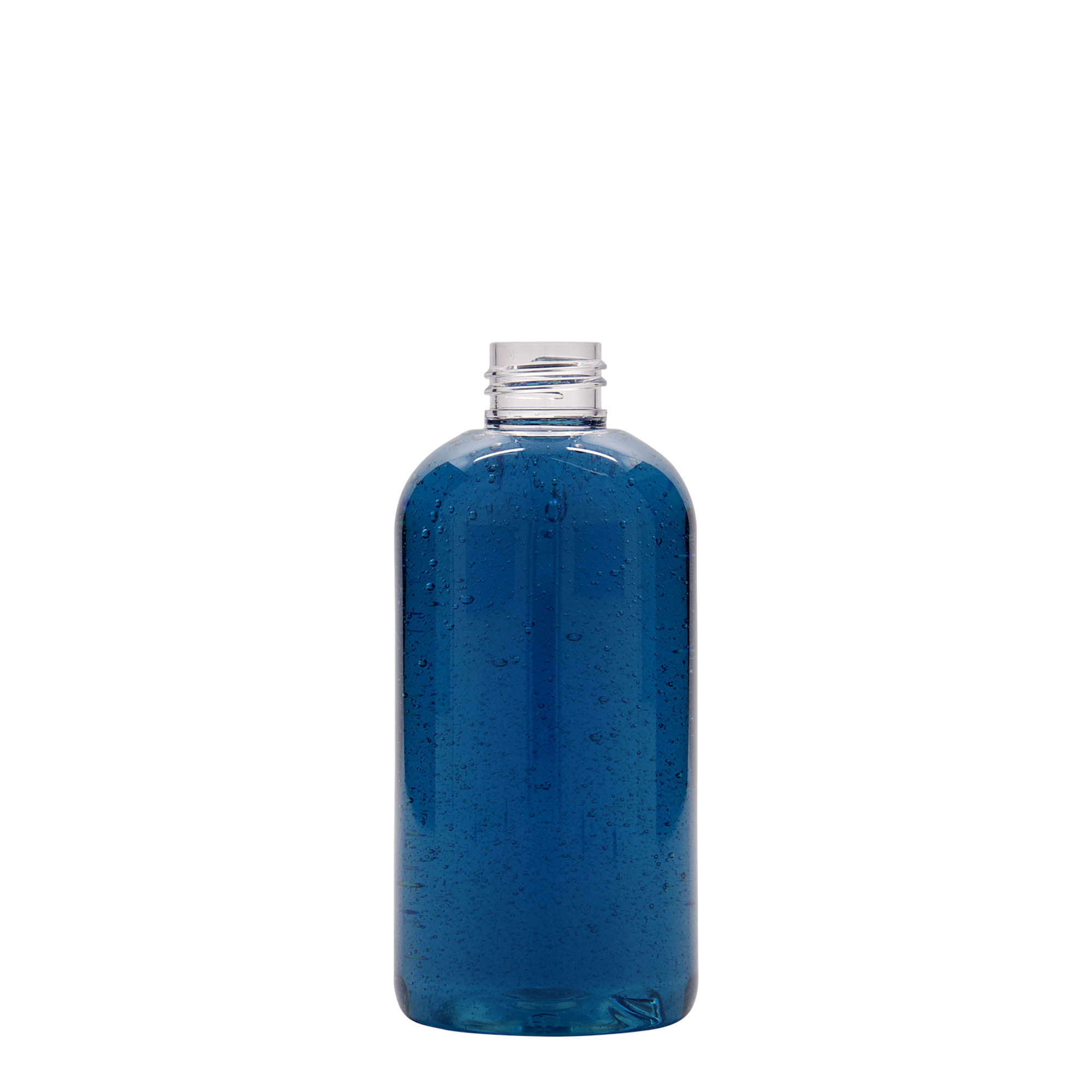 Garrafa PET de 250 ml 'Boston', plástico, bocal: 24/410 Garrafa PET de 250 ml 'Boston', plástico, bocal: 24/410