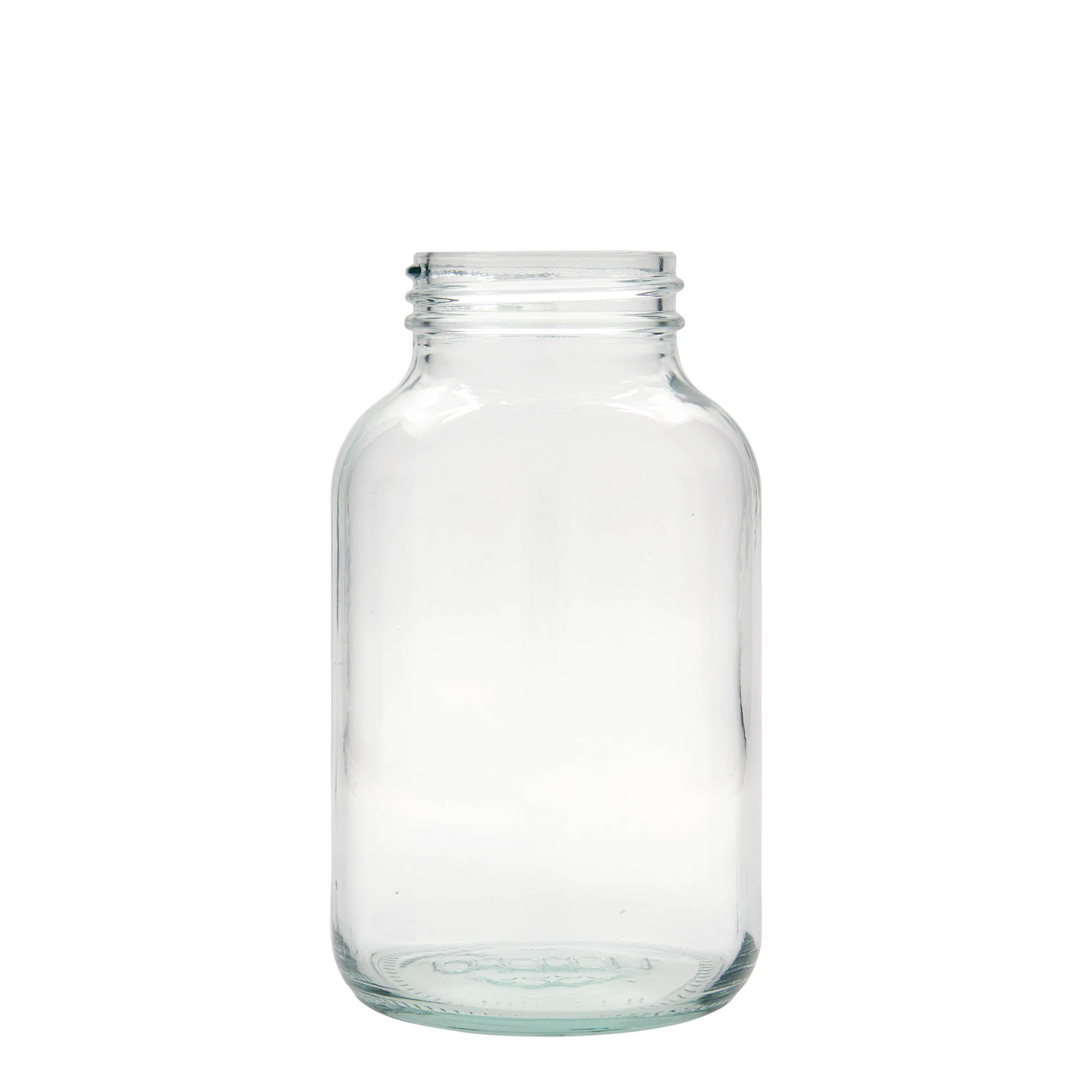 Frasco de boca larga de 1.000 ml, abertura: DIN 68 Frasco de boca larga de 1.000 ml, abertura: DIN 68
