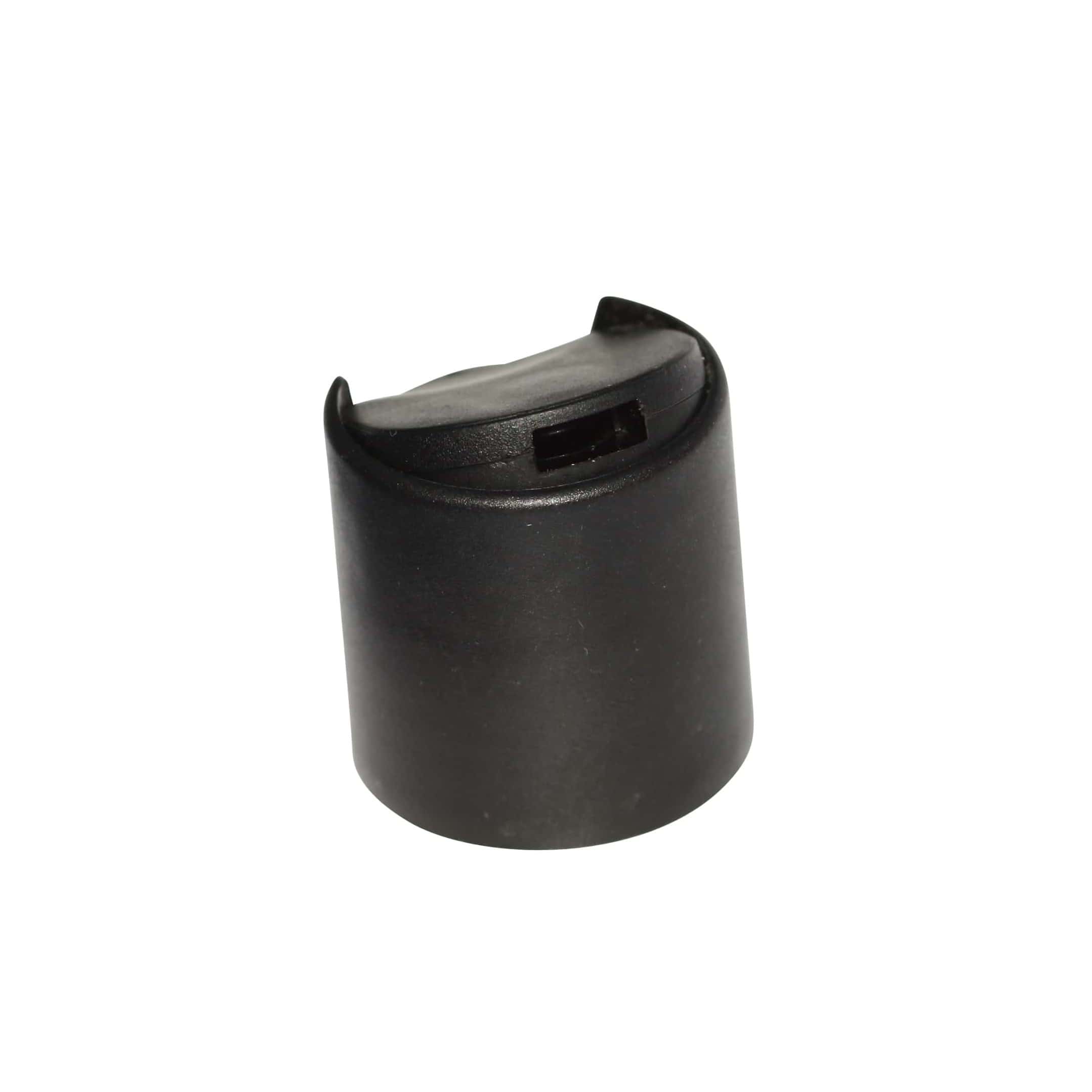 Tampa de rosca Disc Top, plástico PP, preta, para boca: 24/410