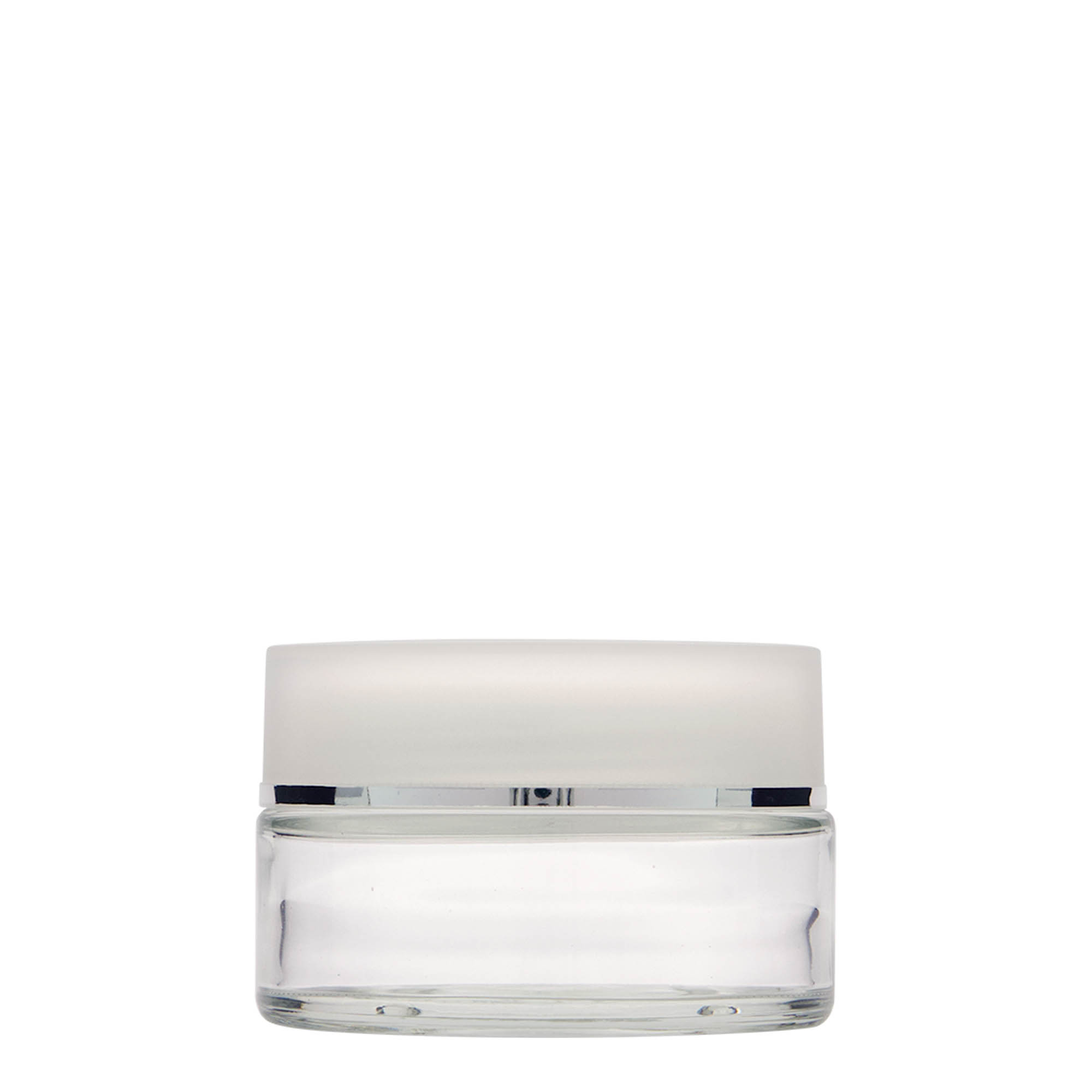 Pote de 100 ml 'Clear Edition', vidro, abertura: tampa de rosca