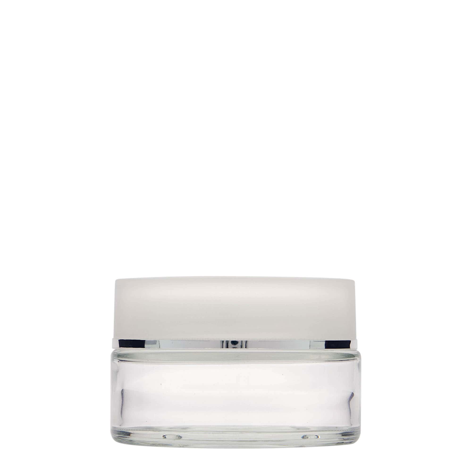 Pote de 100 ml 'Clear Edition', vidro, abertura: tampa de rosca