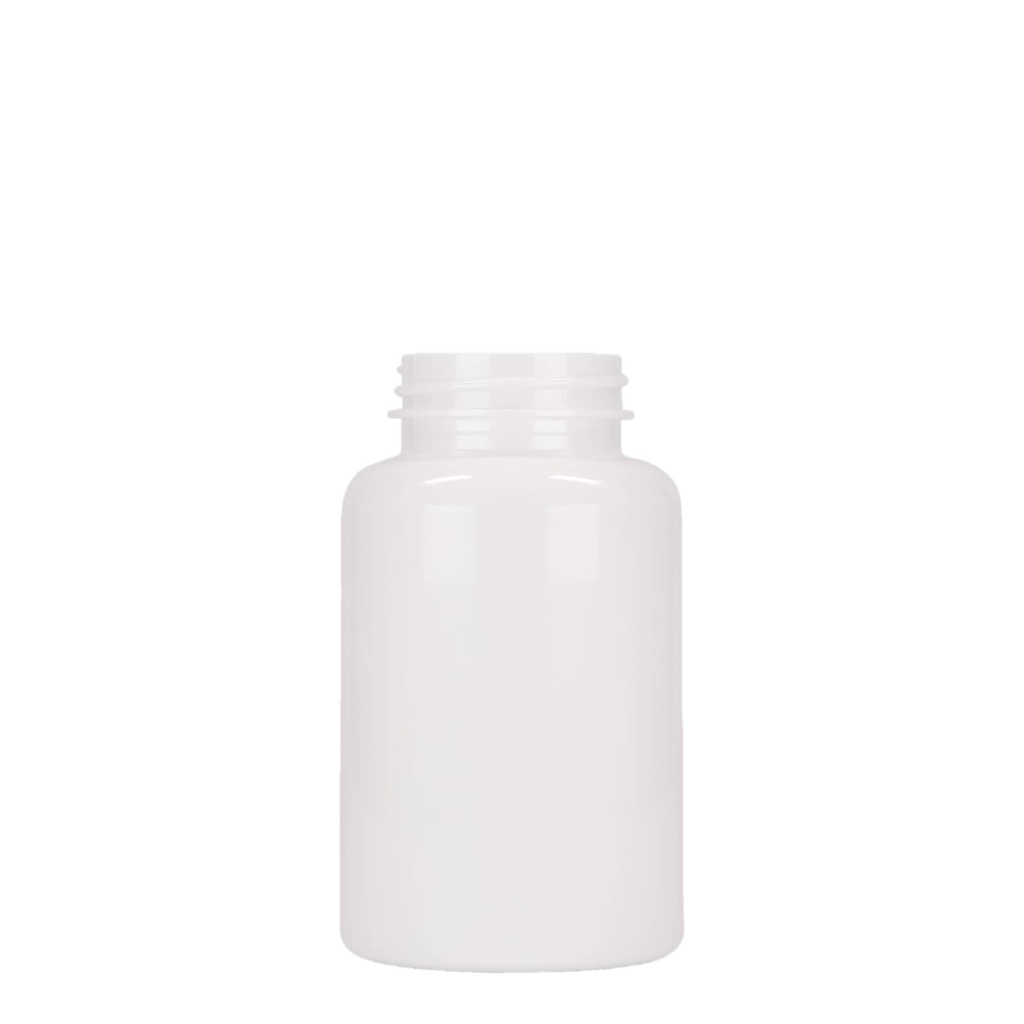 250 ml PET-Packer, plástico, branco, boca: 45/400