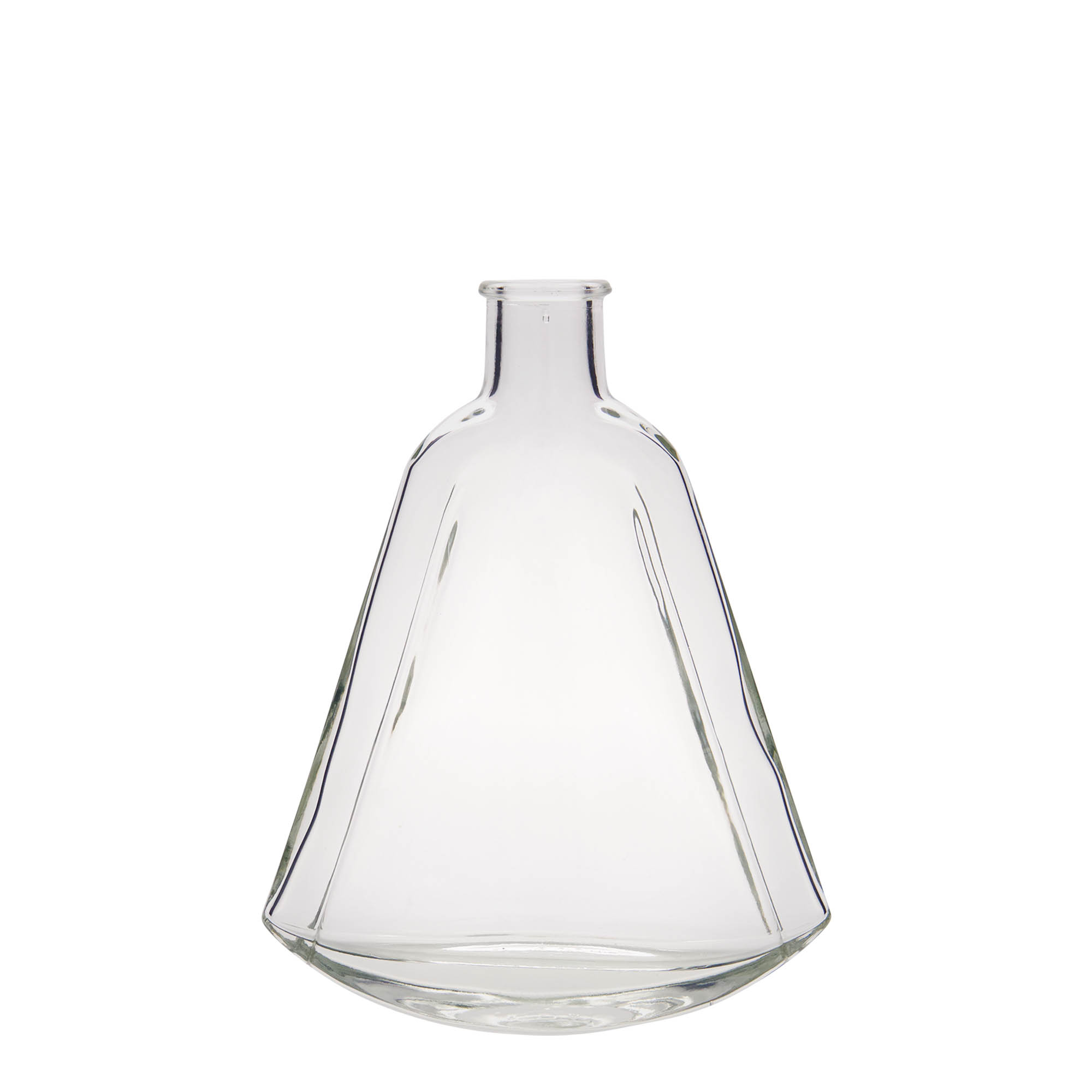 Garrafa de vidro de 200 ml 'Maurizio', oval, boca: cortiça