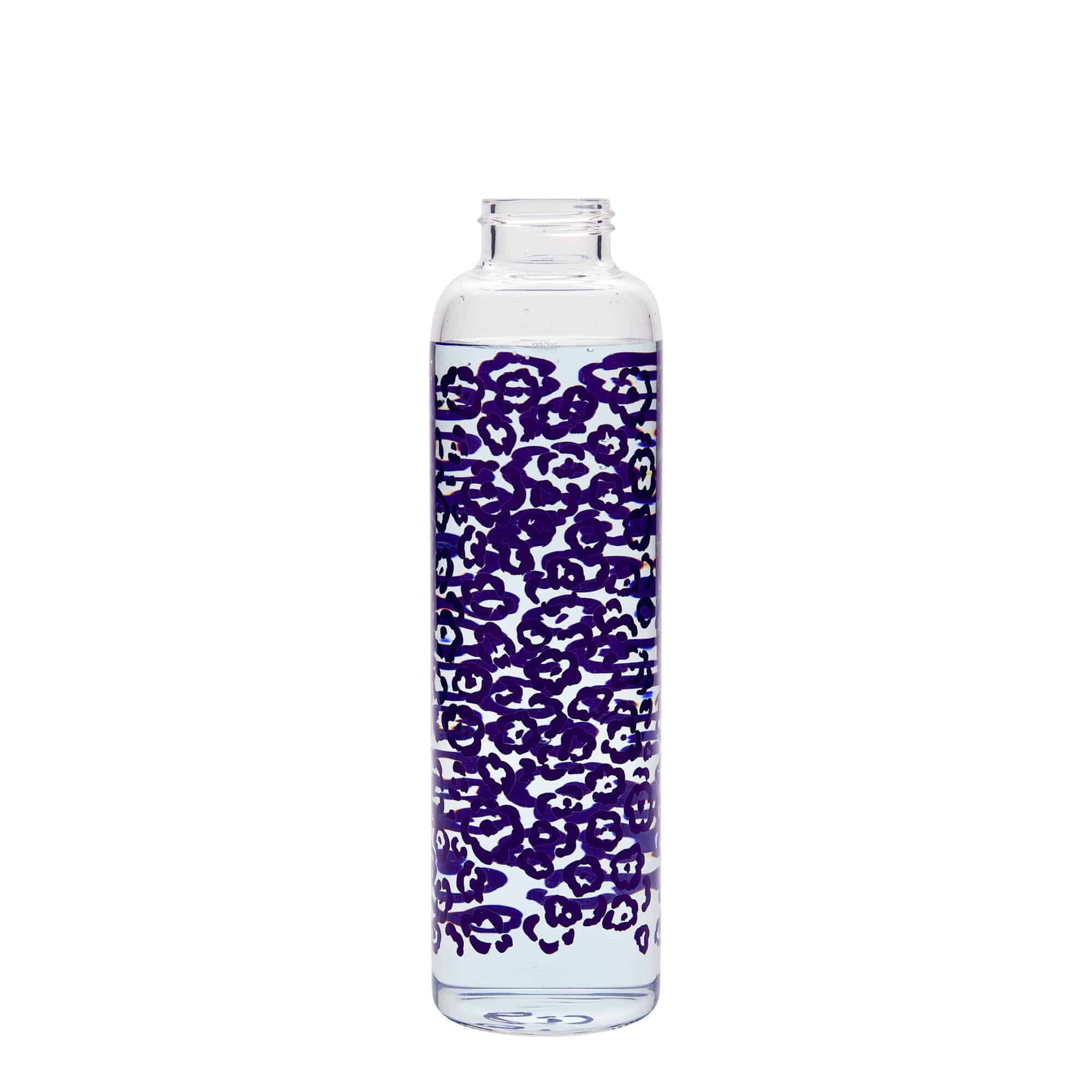 Garrafa de beber 500 ml 'Perseus - Flores Roxas', Boca: Tampa de rosca
