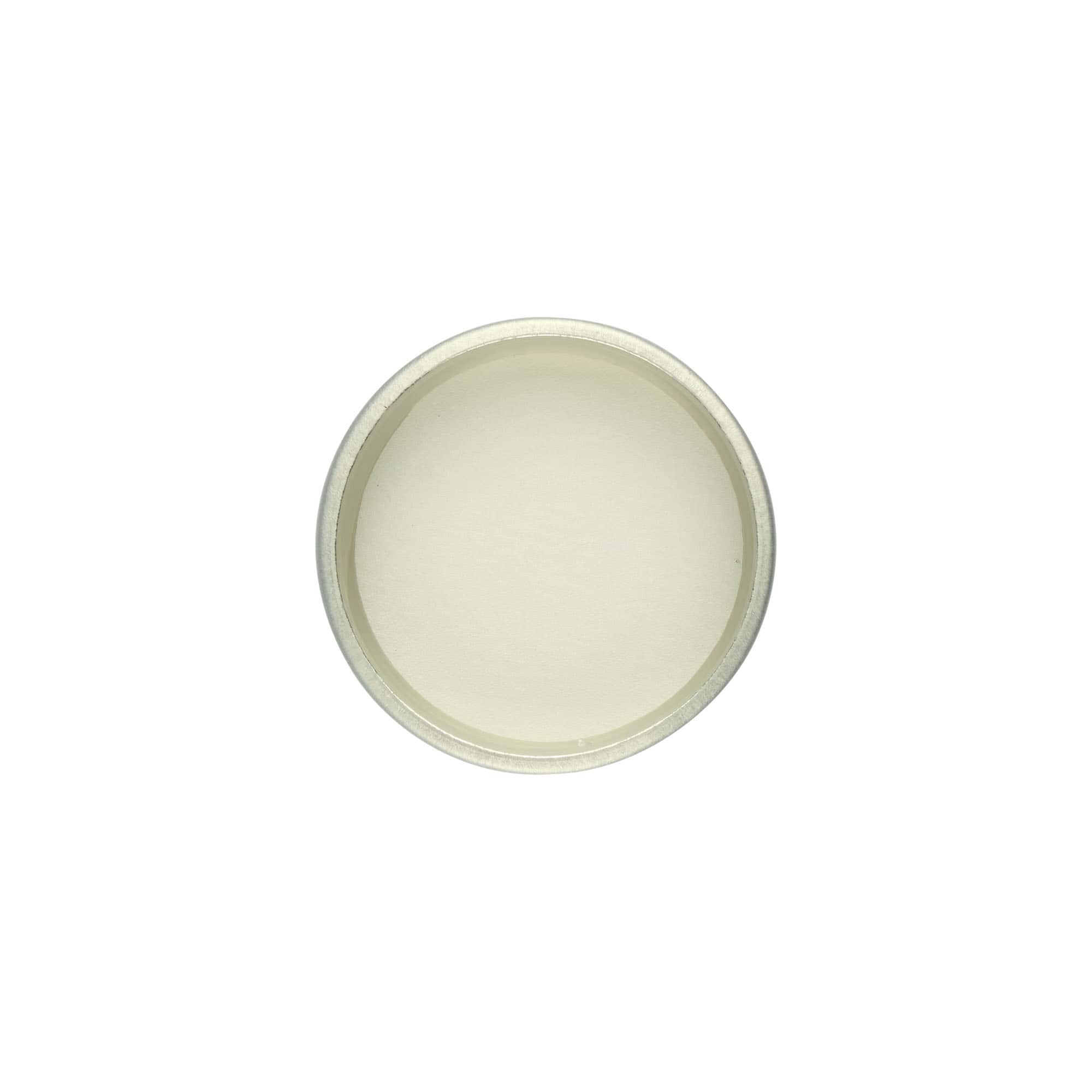 Tampa de rosca, metal, prateado, para bocal: GPI 33/400 Tampa de rosca, metal, prateado, para bocal: GPI 33/400