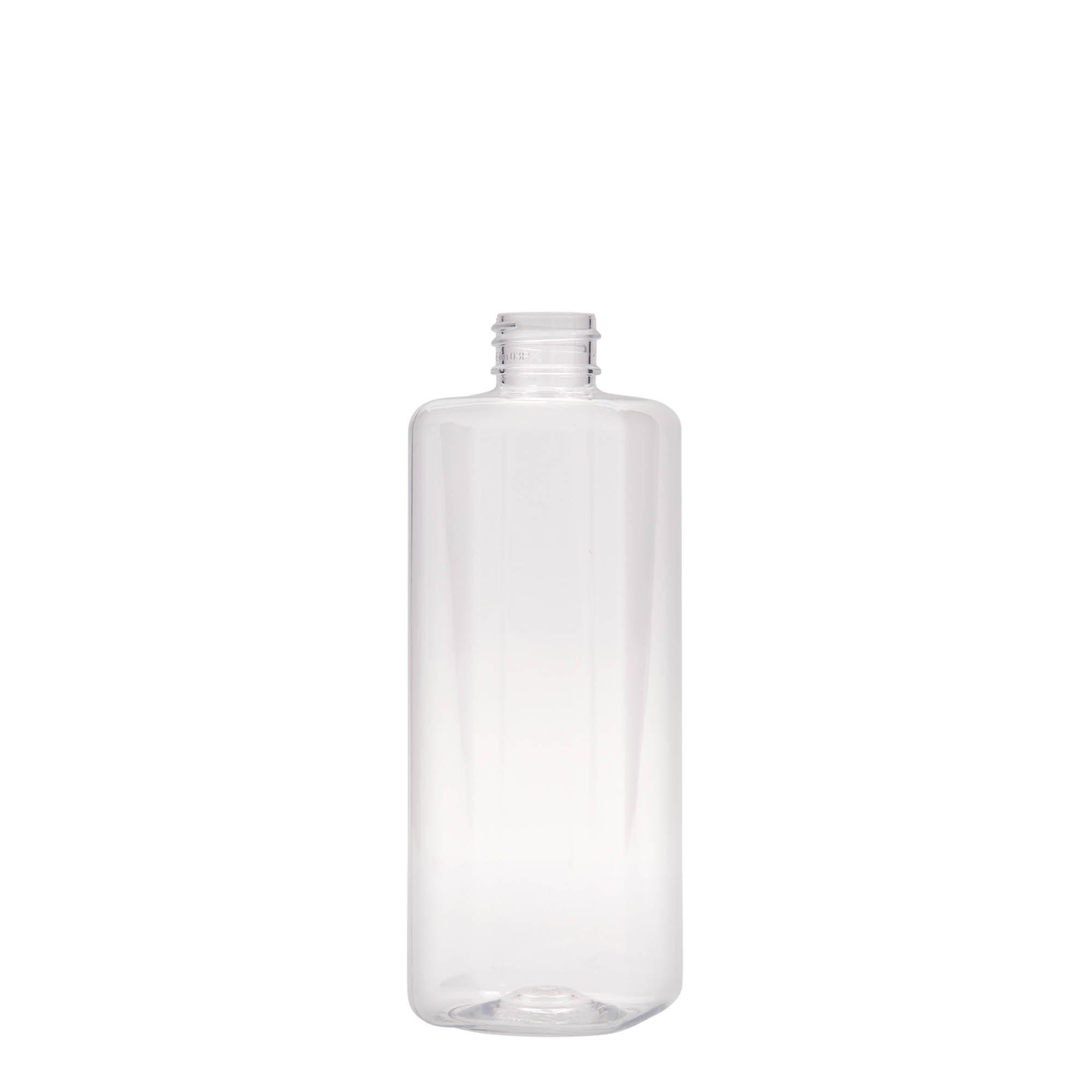 Garrafa PET de 300 ml 'Karl', quadrada, plástico, bocal: 24/410