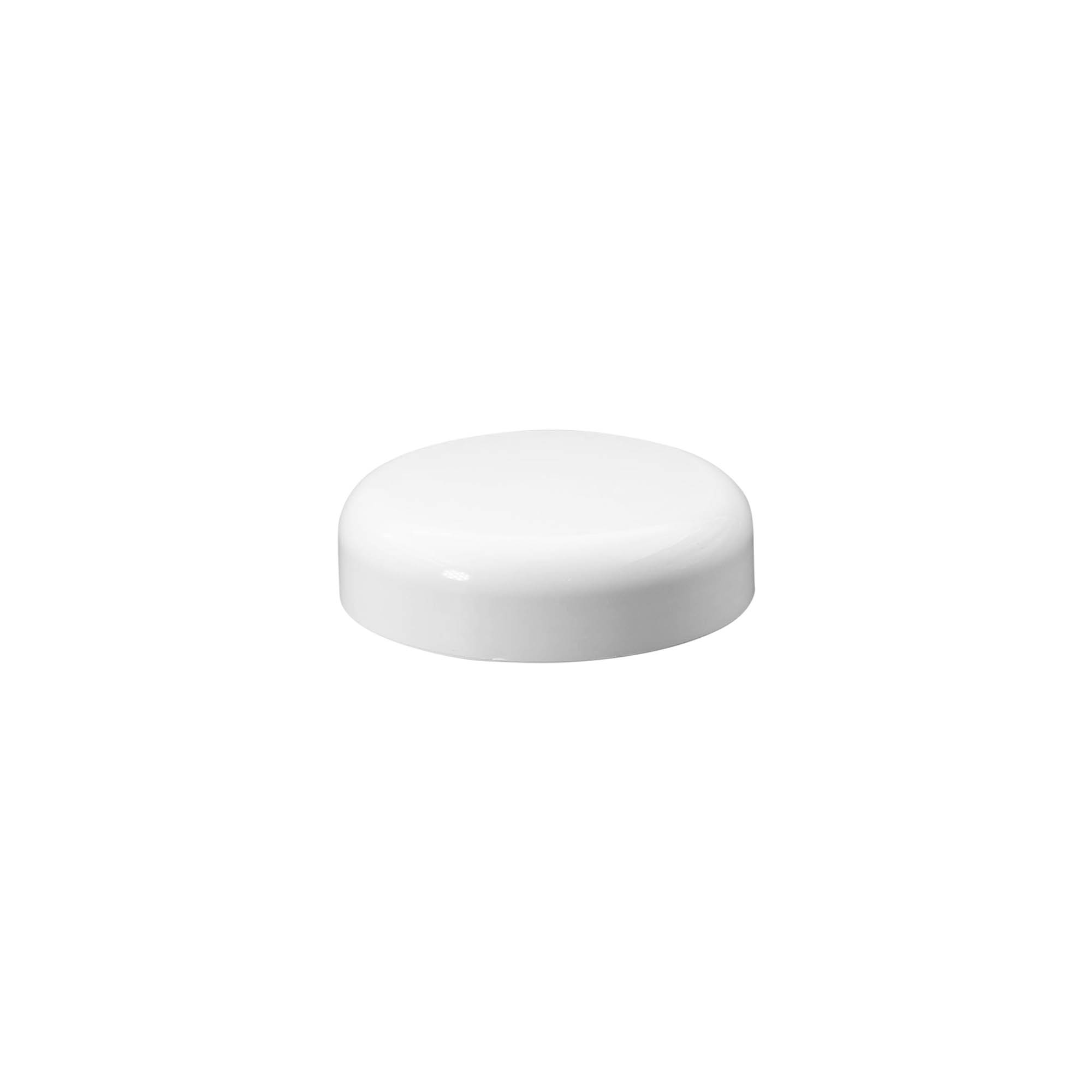 Tampa de rosca para 50 ml 'Bianca', plástico PP, branco