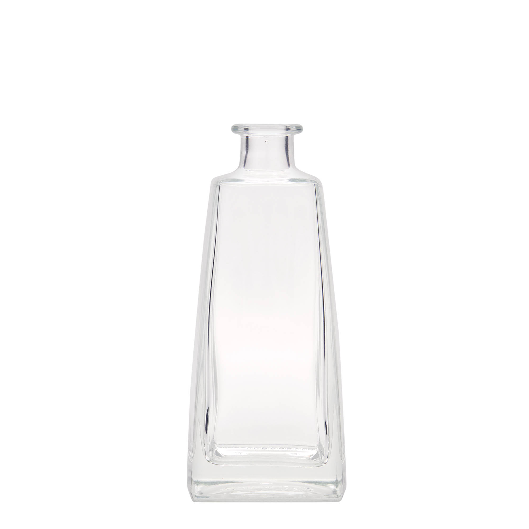Garrafa de vidro de 350 ml 'Timmy', retangular, boca: cortiça Garrafa de vidro de 350 ml 'Timmy', retangular, boca: cortiça