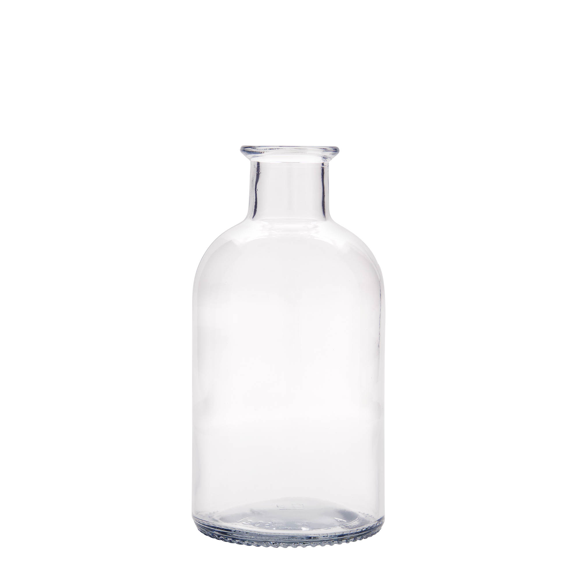 Garrafa de vidro de 500 ml Farmacêutico 'Italia', Boca: Cortiça Garrafa de vidro de 500 ml Farmacêutico 'Italia', Boca: Cortiça