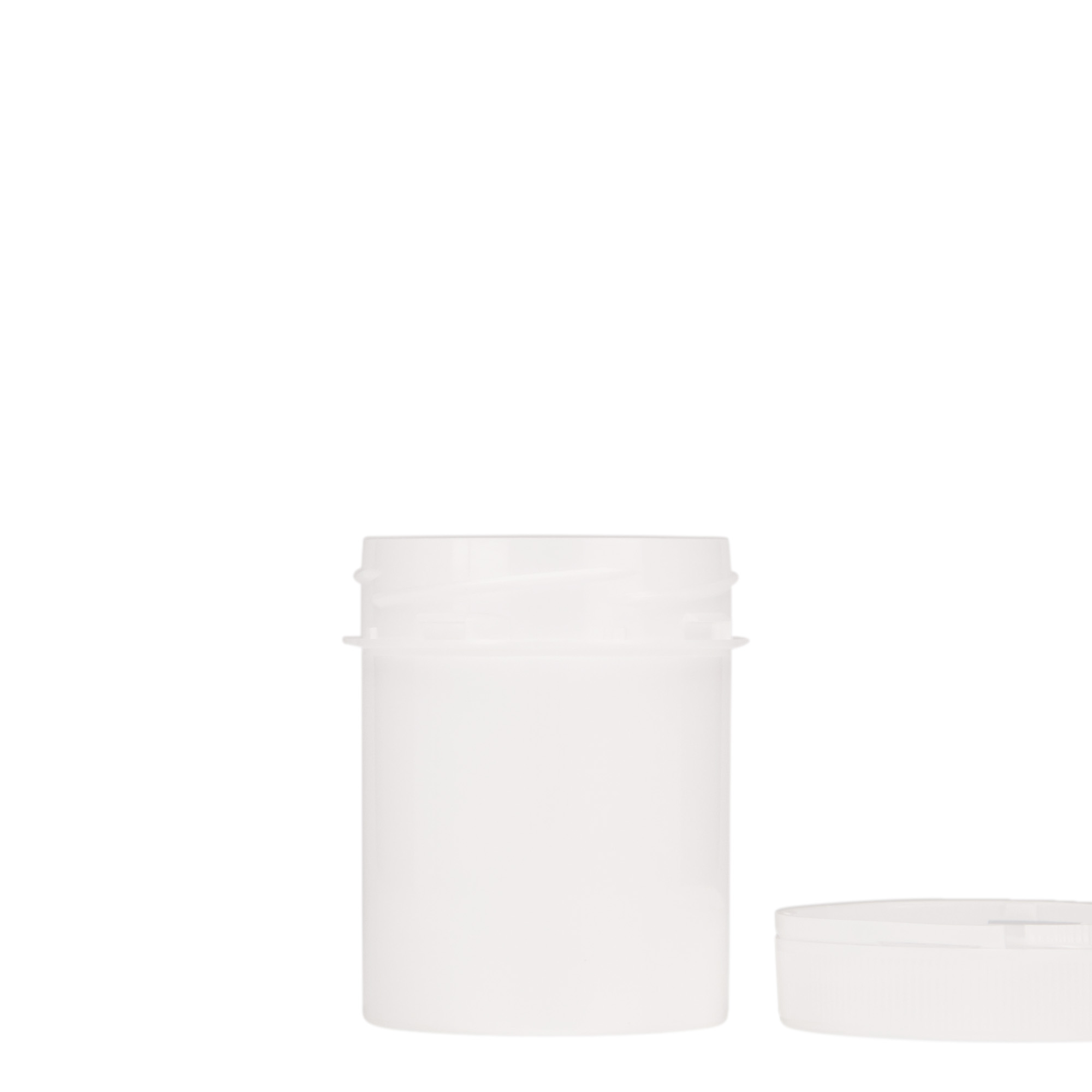 150 ml Frasco de plástico 'Securilock', PP, branco, Boca: Tampa de rosca
