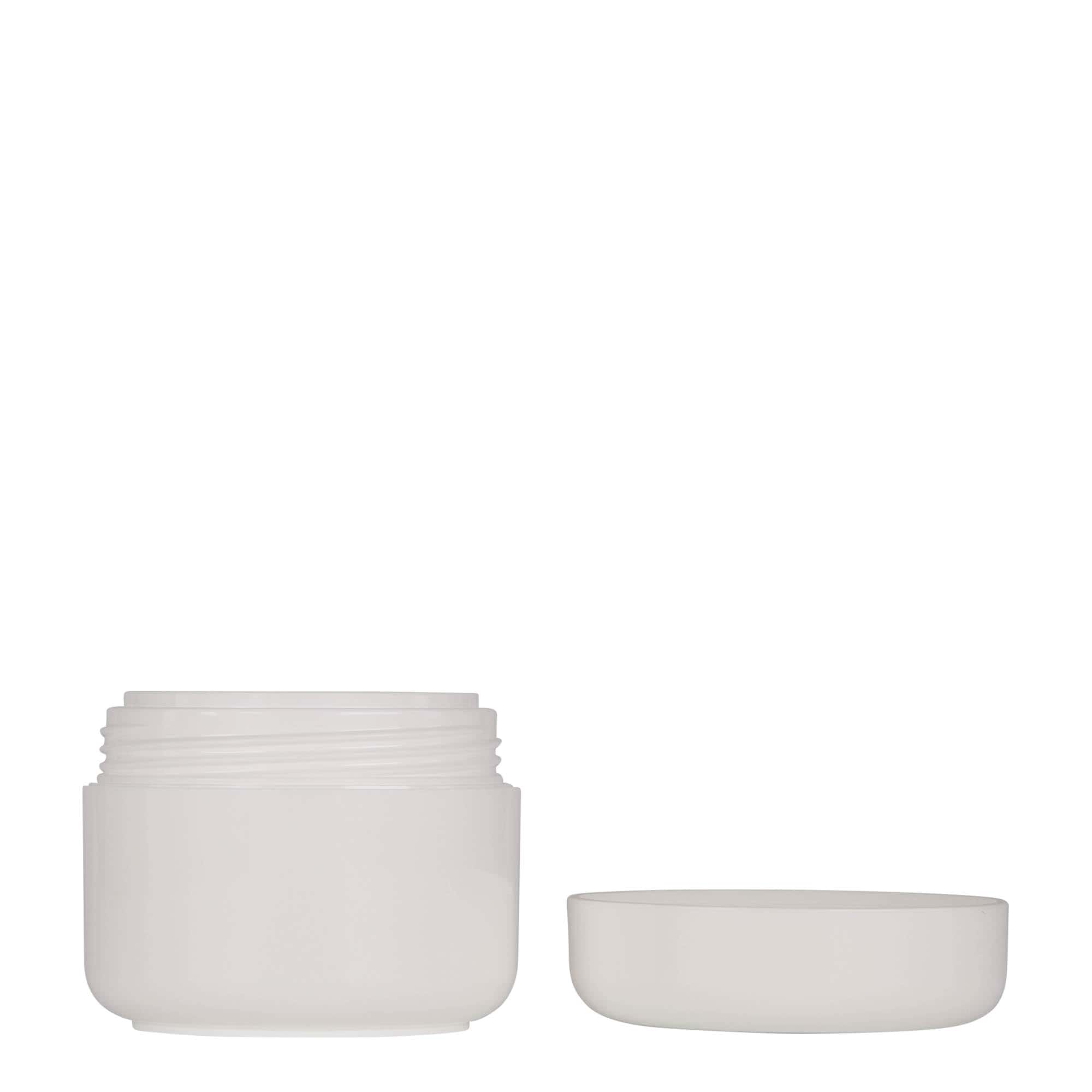 50 ml frasco de plástico 'Bianca', PP, branco, abertura: tampa de rosca