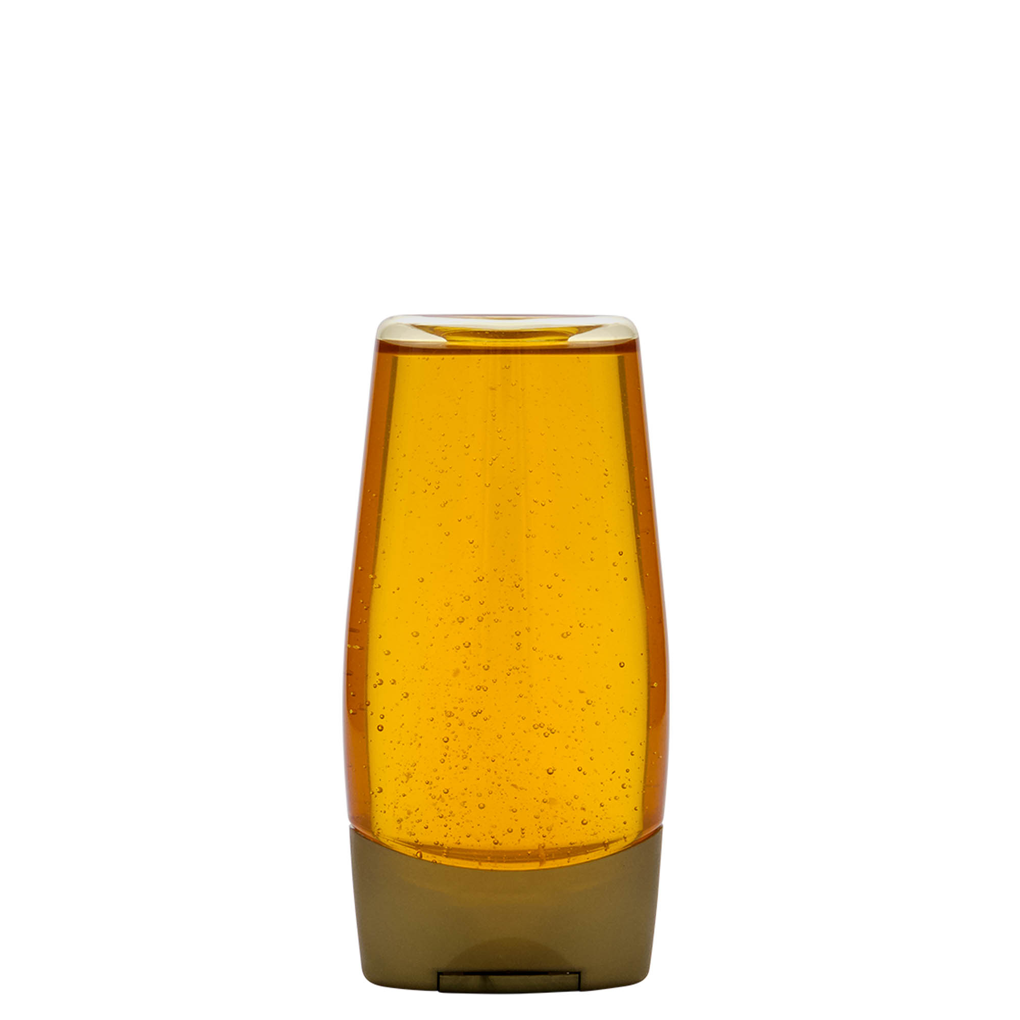 Garrafa PET de 200 ml 'Squeeze', oval, plástico