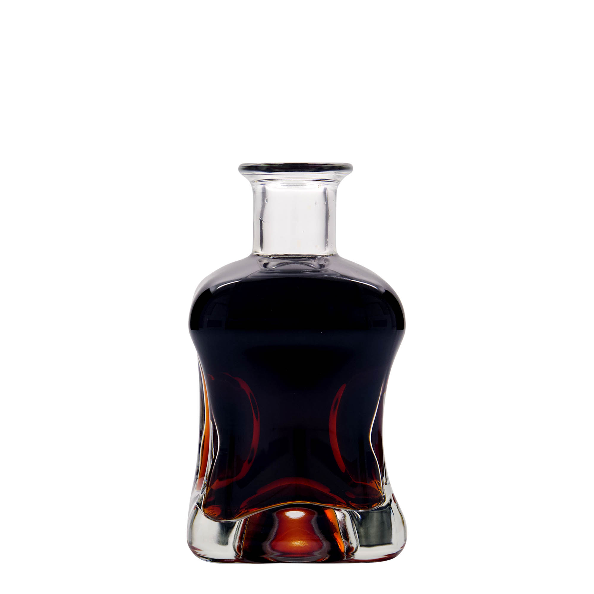 Garrafa de vidro de 350 ml 'Dublin', quadrada, boca: cortiça Garrafa de vidro de 350 ml 'Dublin', quadrada, boca: cortiça