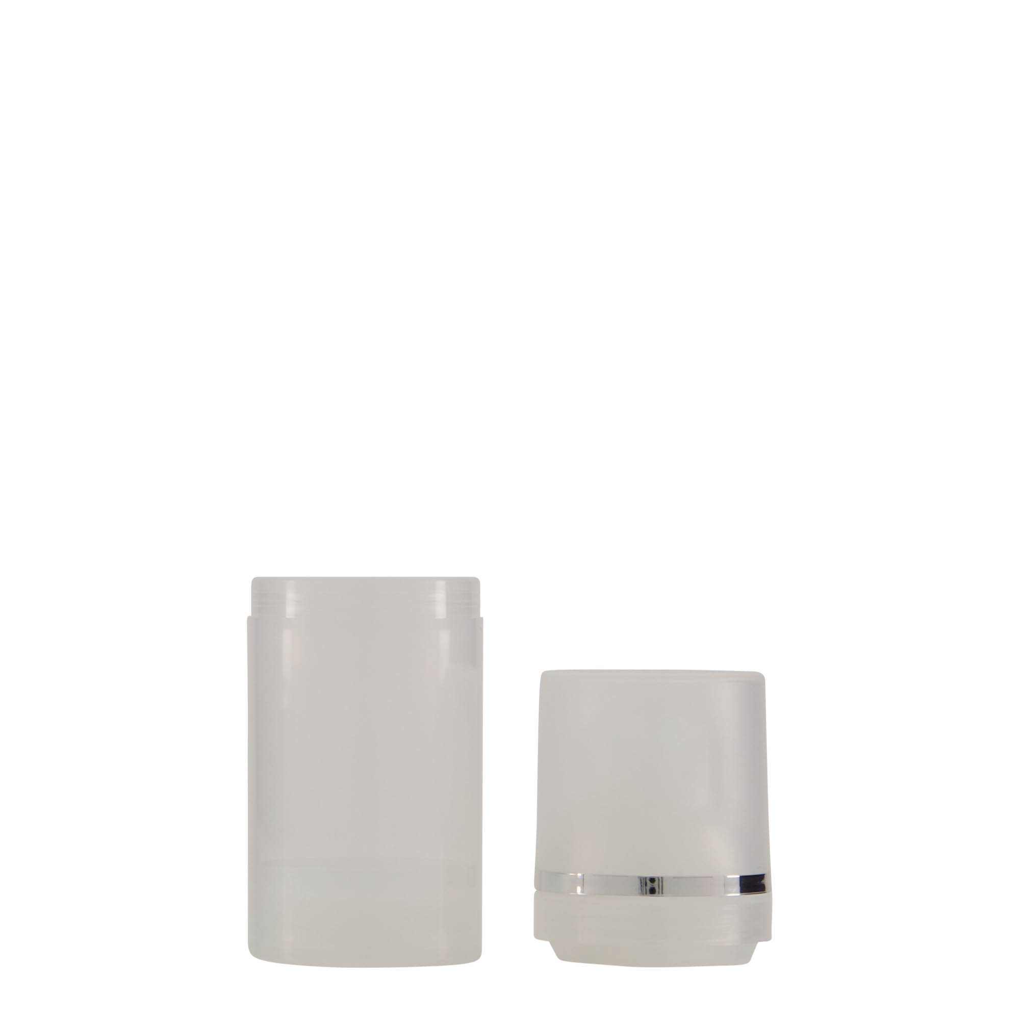 Doseador Airless 30 ml 'Mezzo', plástico PP, natural