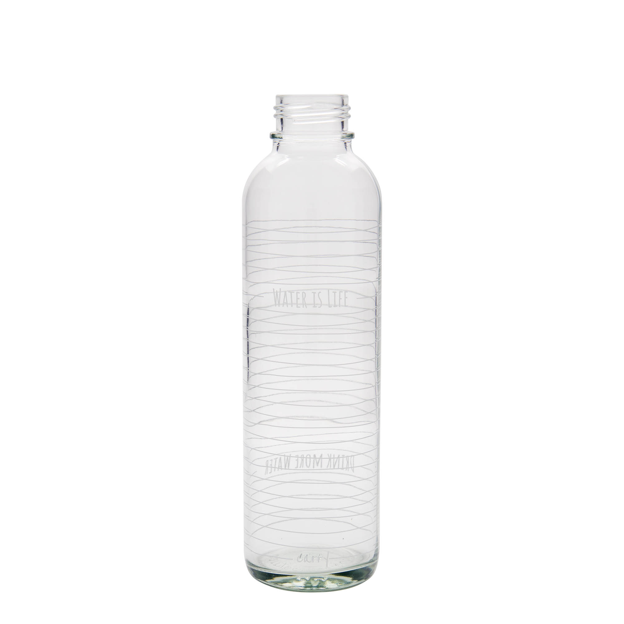 Garrafa de beber CARRY Bottle 'Water is Life' 700 ml, Boca: Tampa de rosca