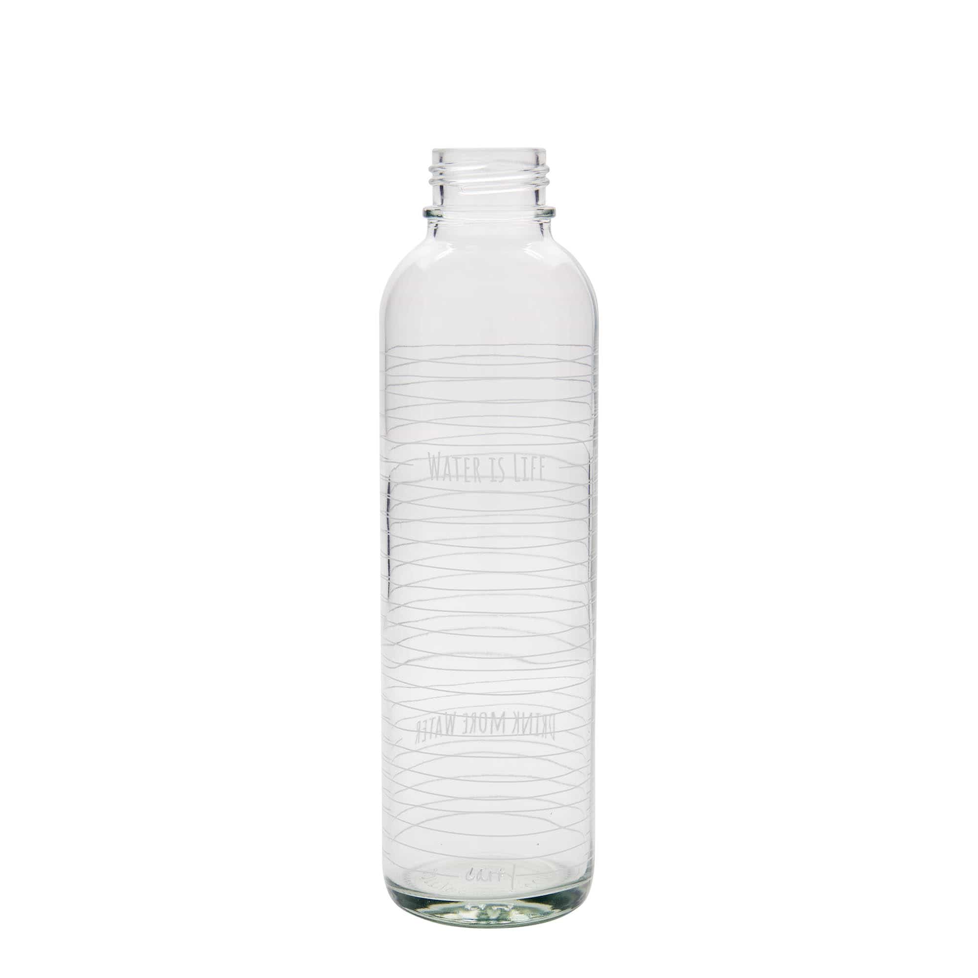 Garrafa de beber CARRY Bottle 'Water is Life' 700 ml, Boca: Tampa de rosca