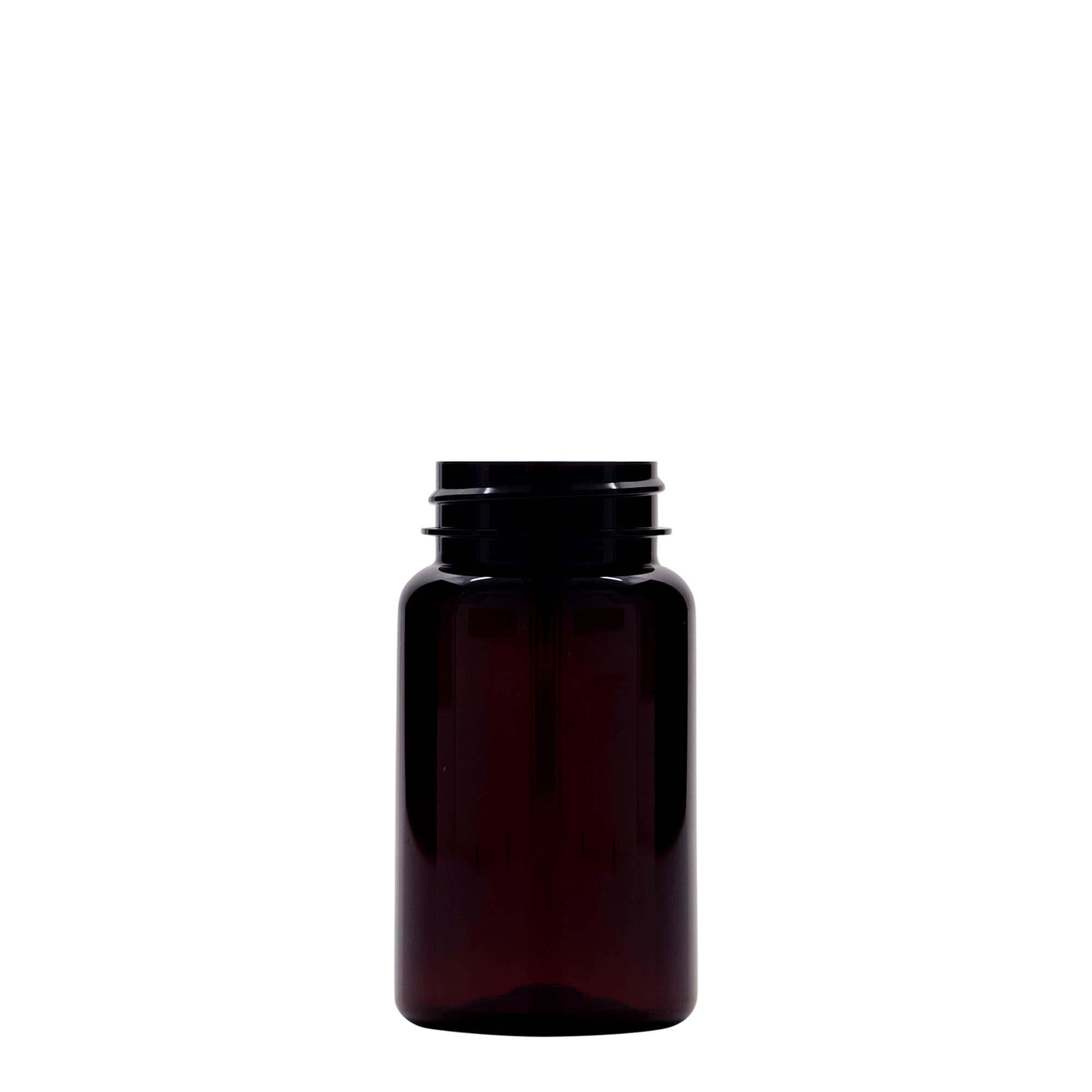 100 ml PET-frasco, plástico, castanho, boca: 38/400 100 ml PET-frasco, plástico, castanho, boca: 38/400