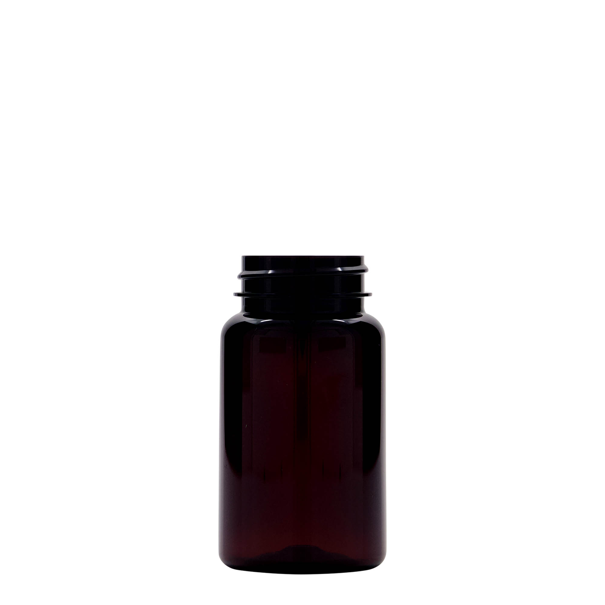 100 ml PET-frasco, plástico, castanho, boca: 38/400