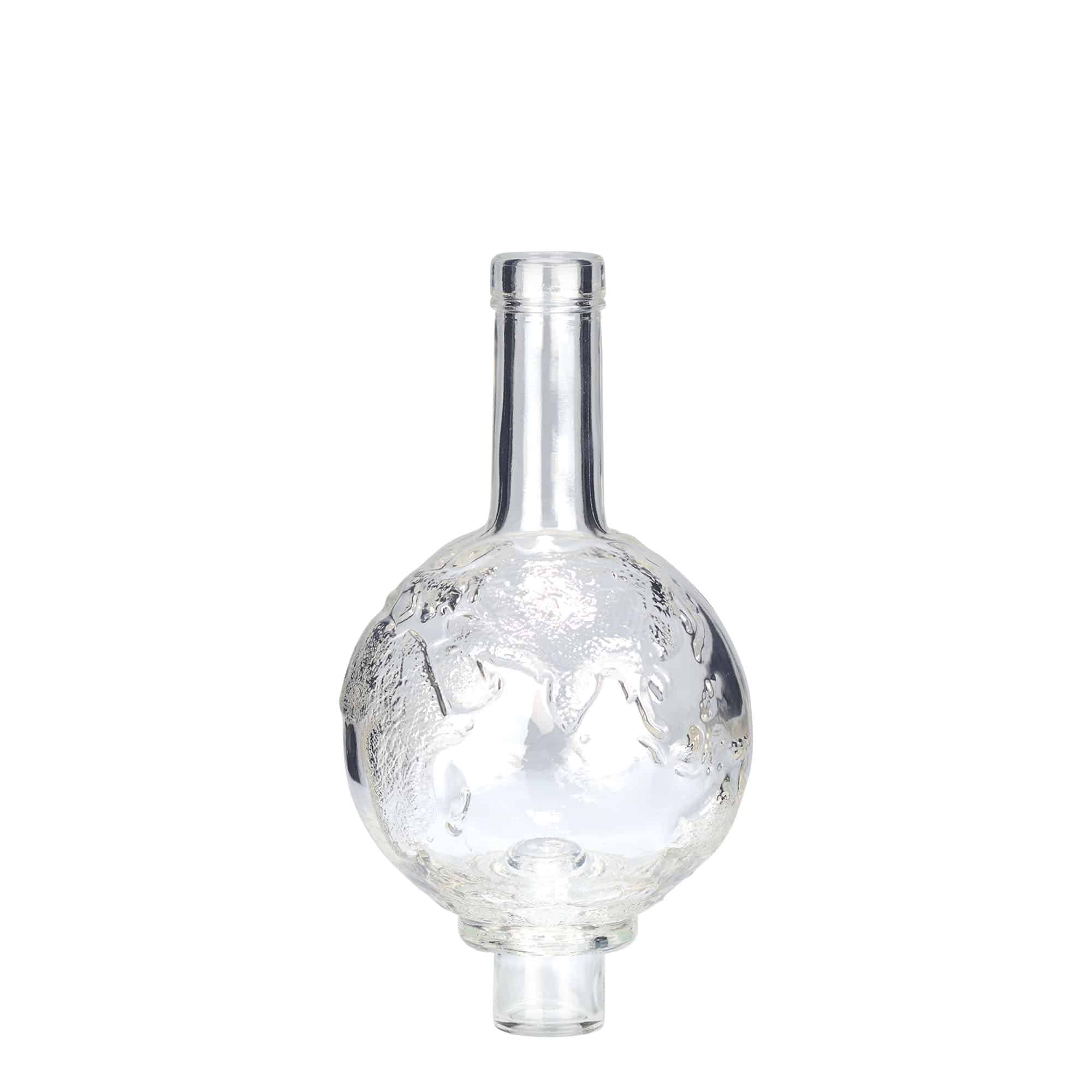 500 ml Garrafa de vidro 'Globus', boca: Cortiça 500 ml Garrafa de vidro 'Globus', boca: Cortiça