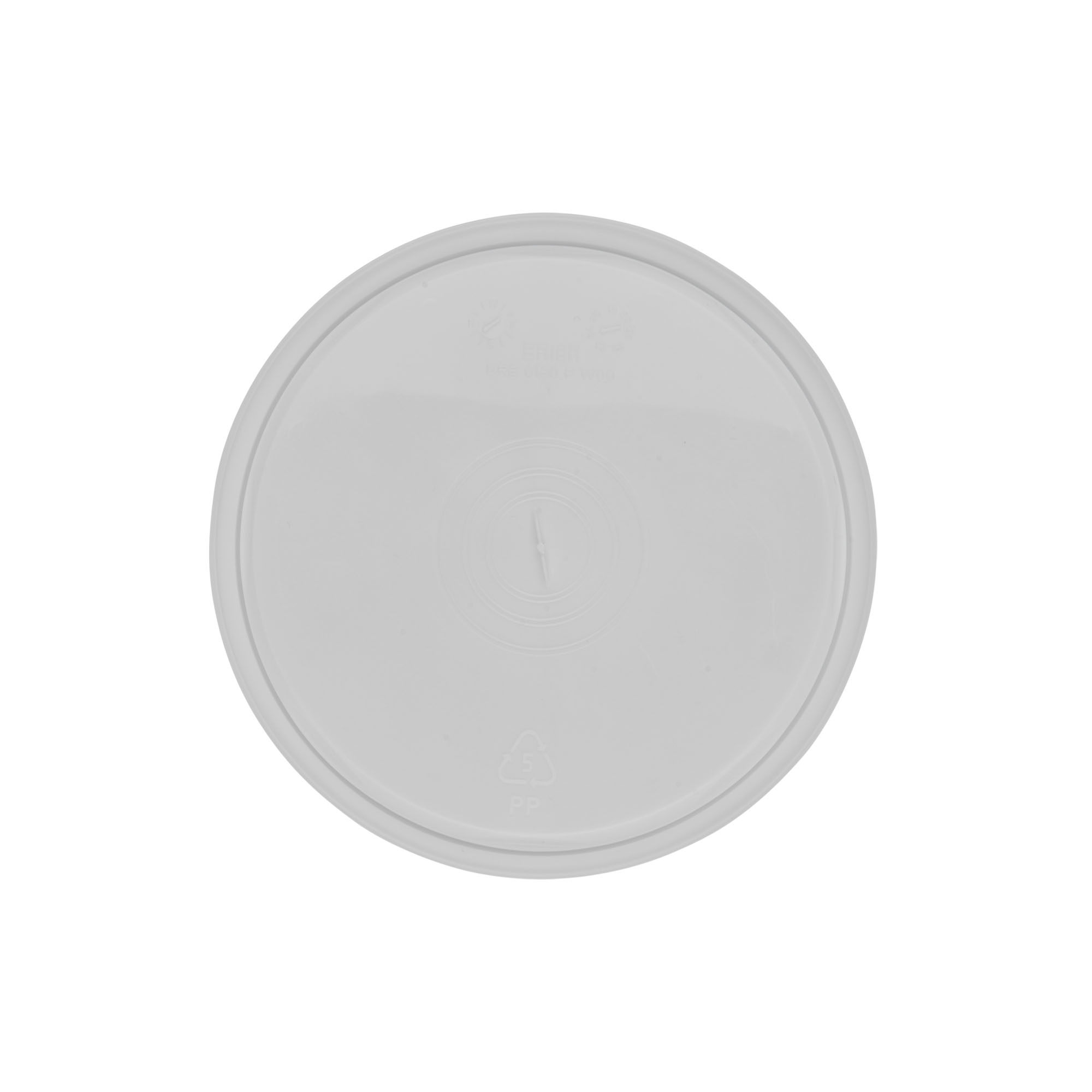 Tampa para baldes 1,8 l, plástico PP, branco