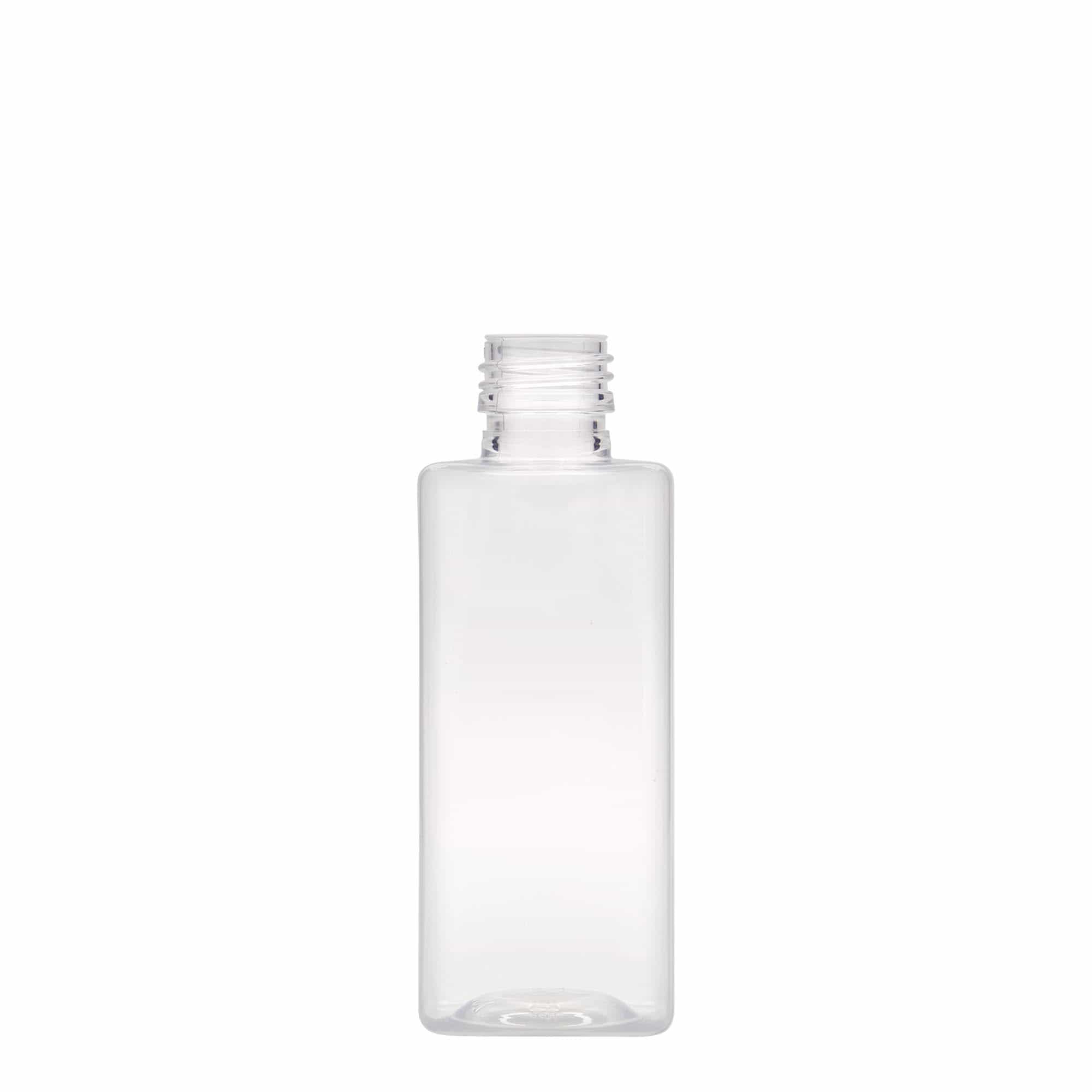 250 ml Garrafa PET 'Karl',quadrada, plástico, boca: PP 28 250 ml Garrafa PET 'Karl',quadrada, plástico, boca: PP 28