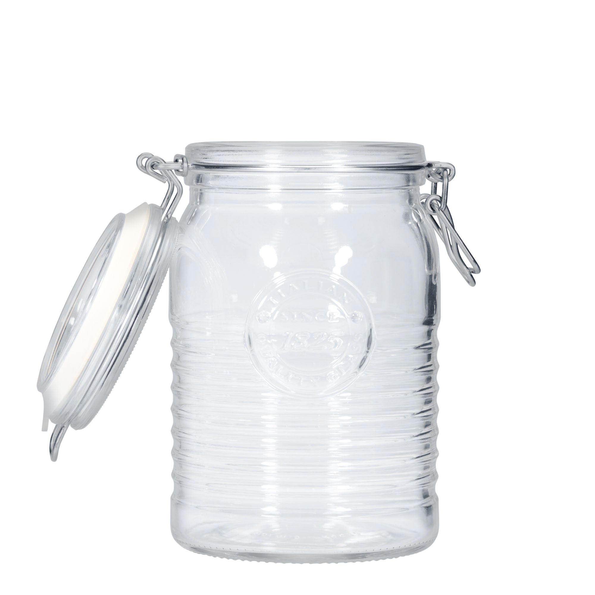 1.000 ml frasco com tampa de arame 'Officina 1825', boca: fecho de arame 1.000 ml frasco com tampa de arame 'Officina 1825', boca: fecho de arame