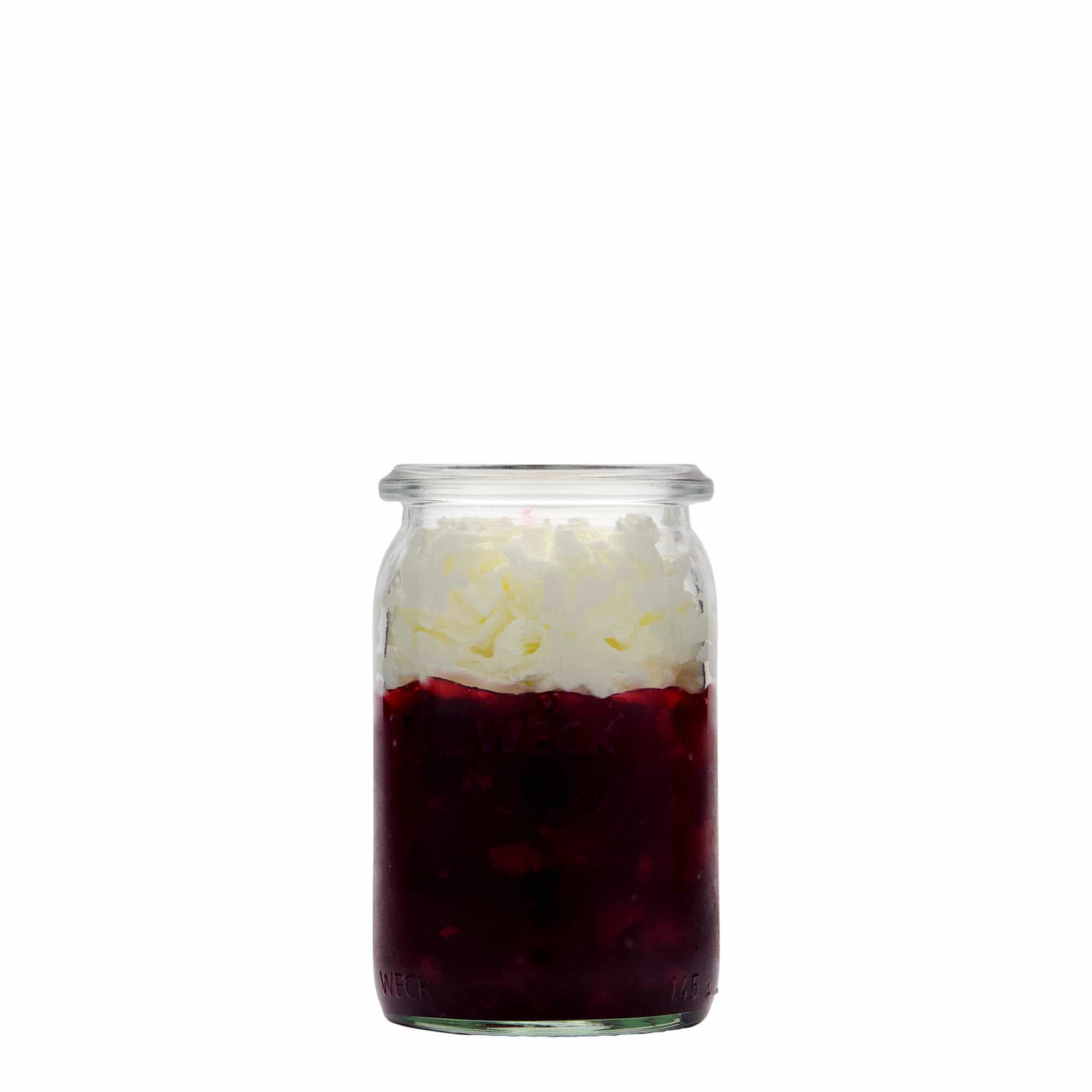 145 ml Frasco cilíndrico WECK, boca: Borda redonda