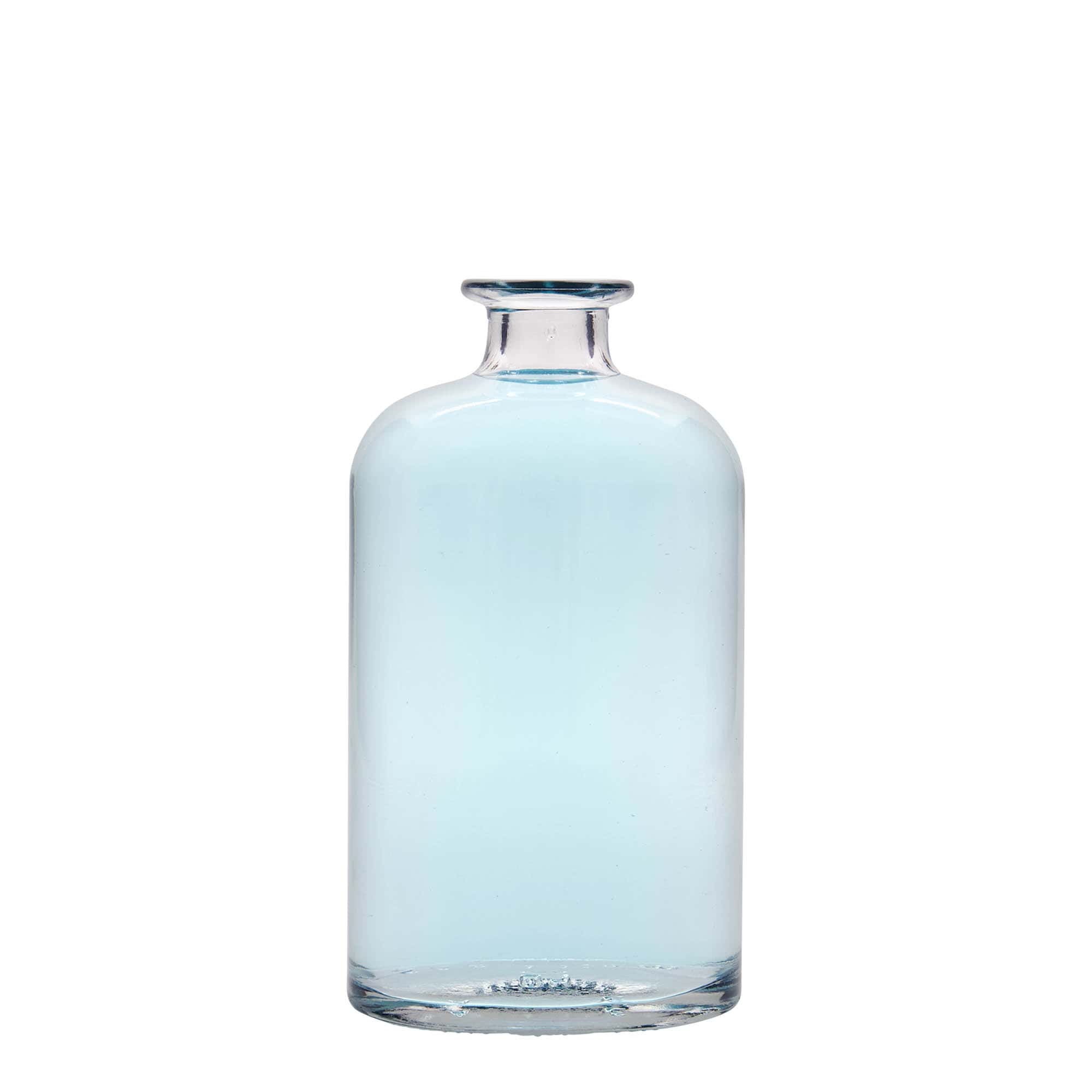 Garrafa de vidro de 500 ml 'Dundee', oval, boca: cortiça
