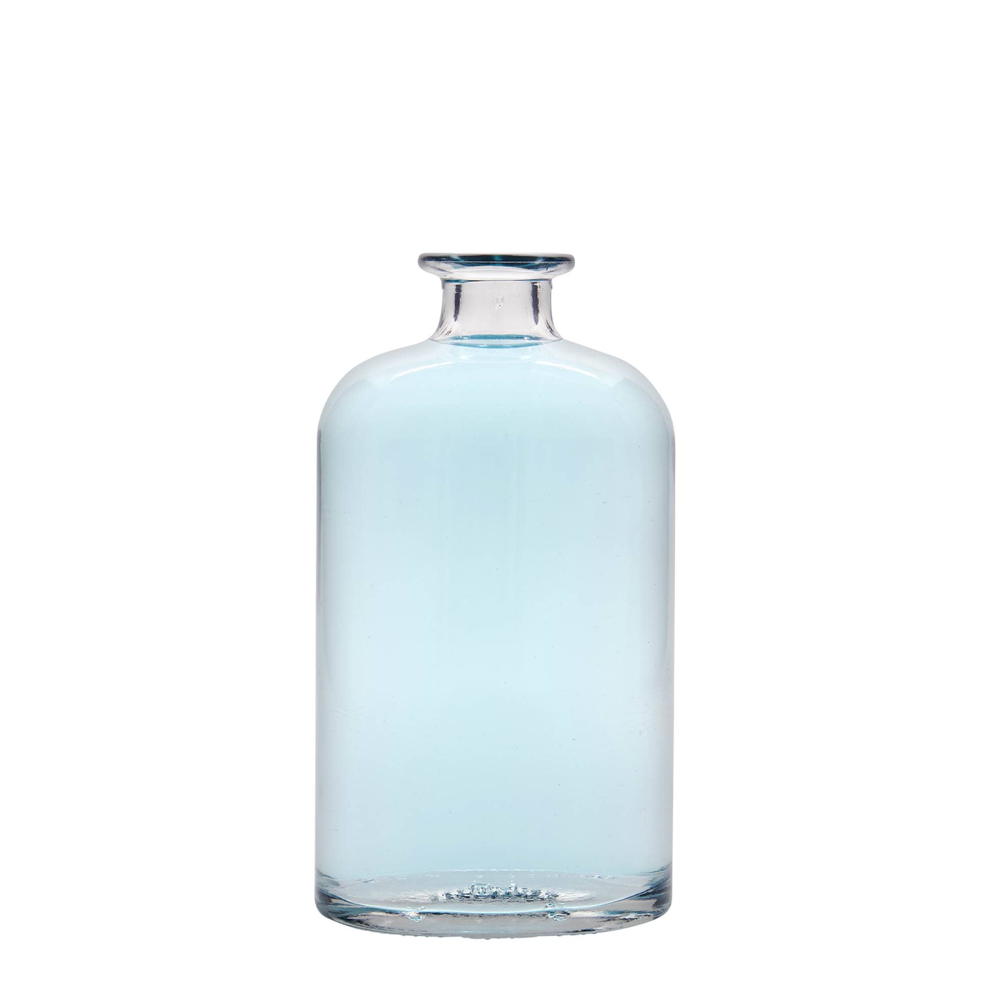 Garrafa de vidro de 500 ml 'Dundee', oval, boca: cortiça
