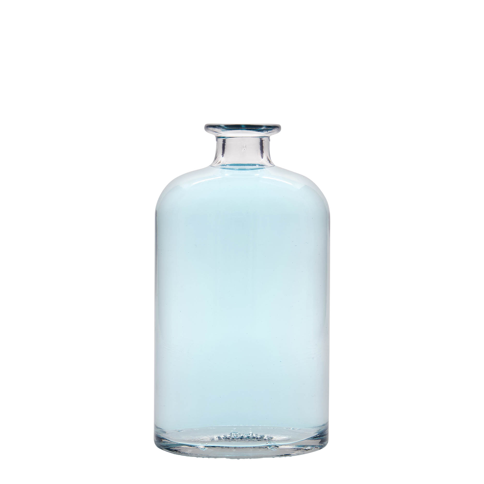 Garrafa de vidro de 500 ml 'Dundee', oval, boca: cortiça
