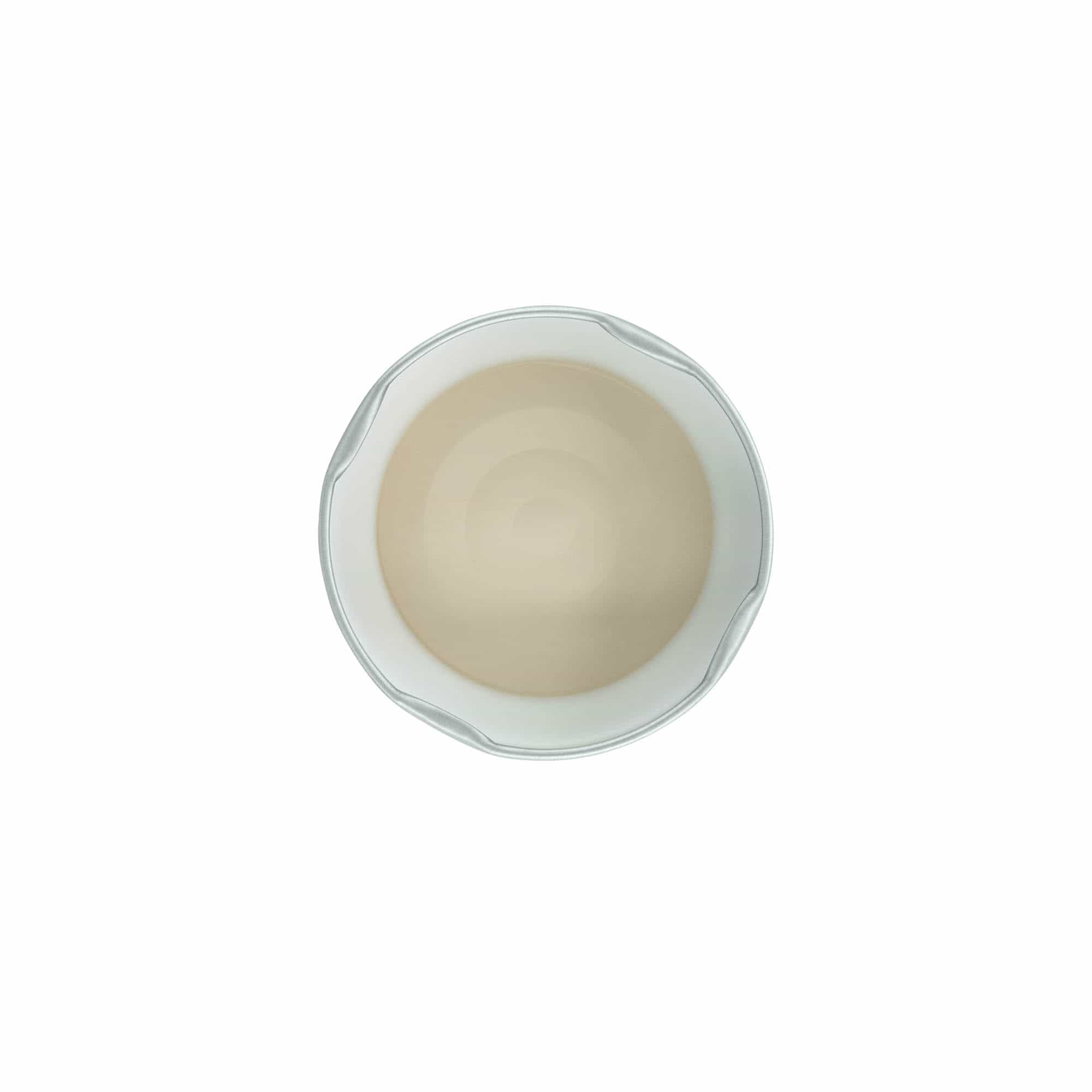 Fecho de rosca profunda, chapa de ferro, prateado, para abertura: Deep-TO 63