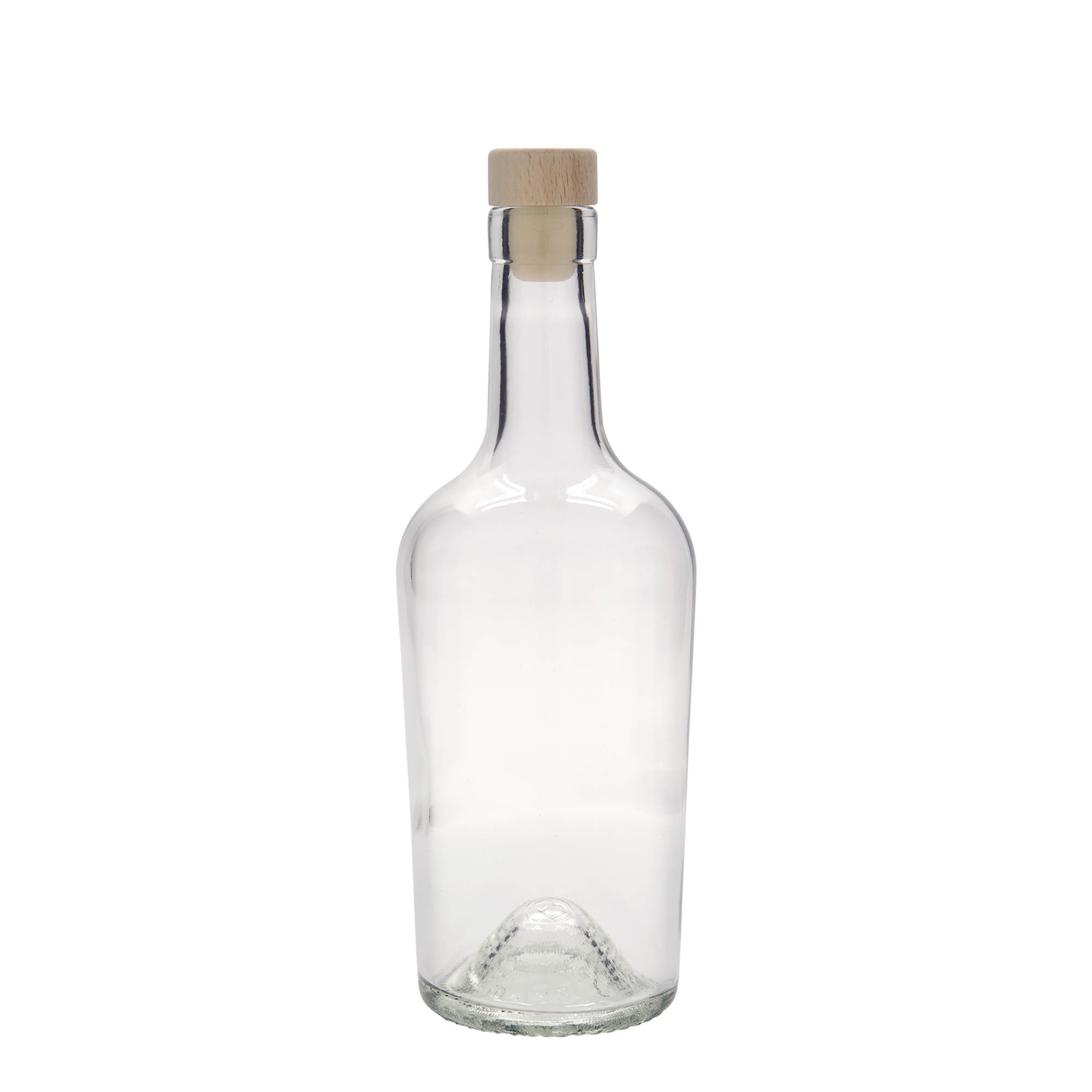 Garrafa de vidro de 500 ml 'Margarethe', boca: cortiça