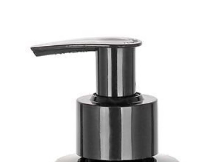 Tampa de rosca com bomba doseadora, plástico PP, preto, para bocal: 24/410 Tampa de rosca com bomba doseadora, plástico PP, preto, para bocal: 24/410