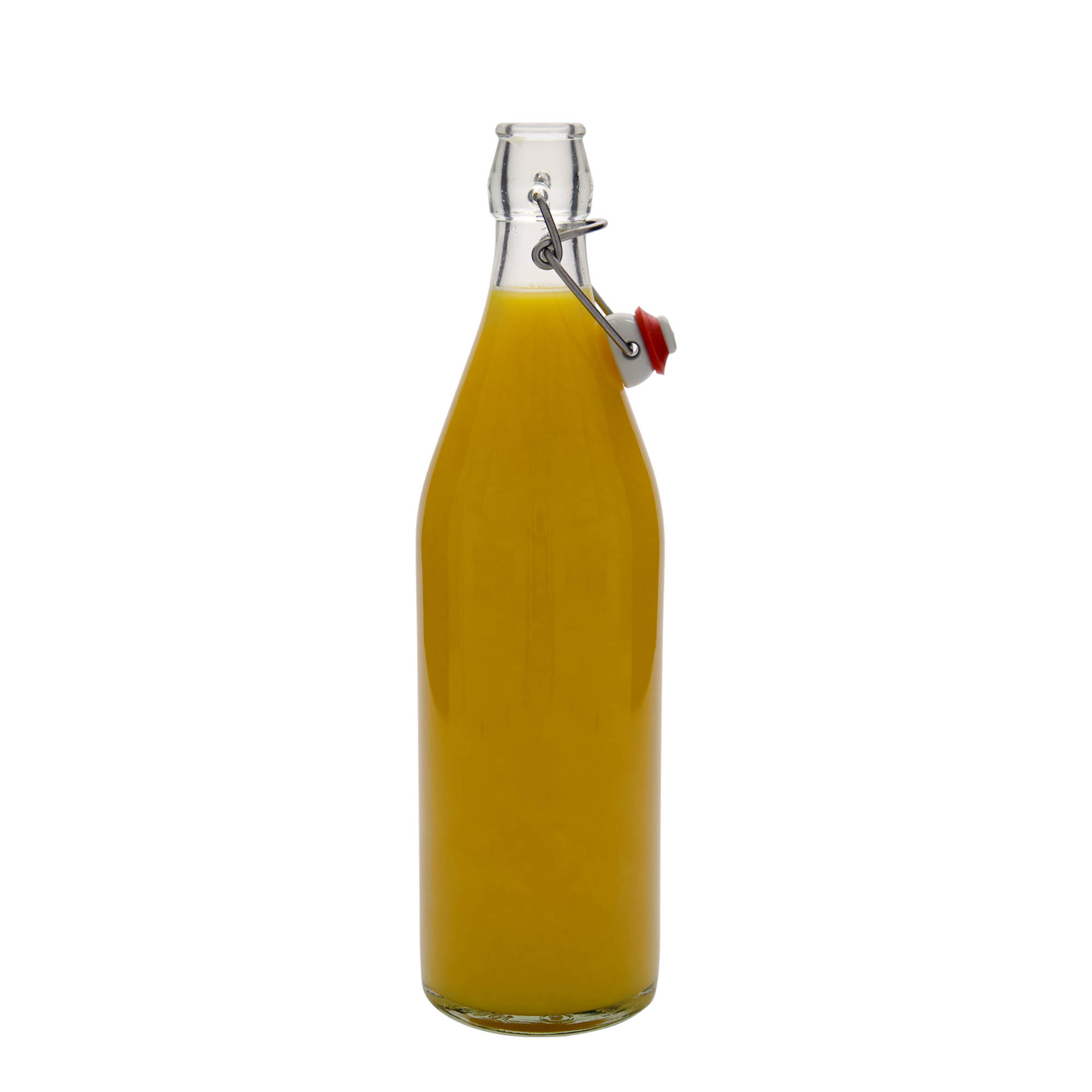 Garrafa de vidro de 1.000 ml 'Giara', boca: fecho de alavanca Garrafa de vidro de 1.000 ml 'Giara', boca: fecho de alavanca