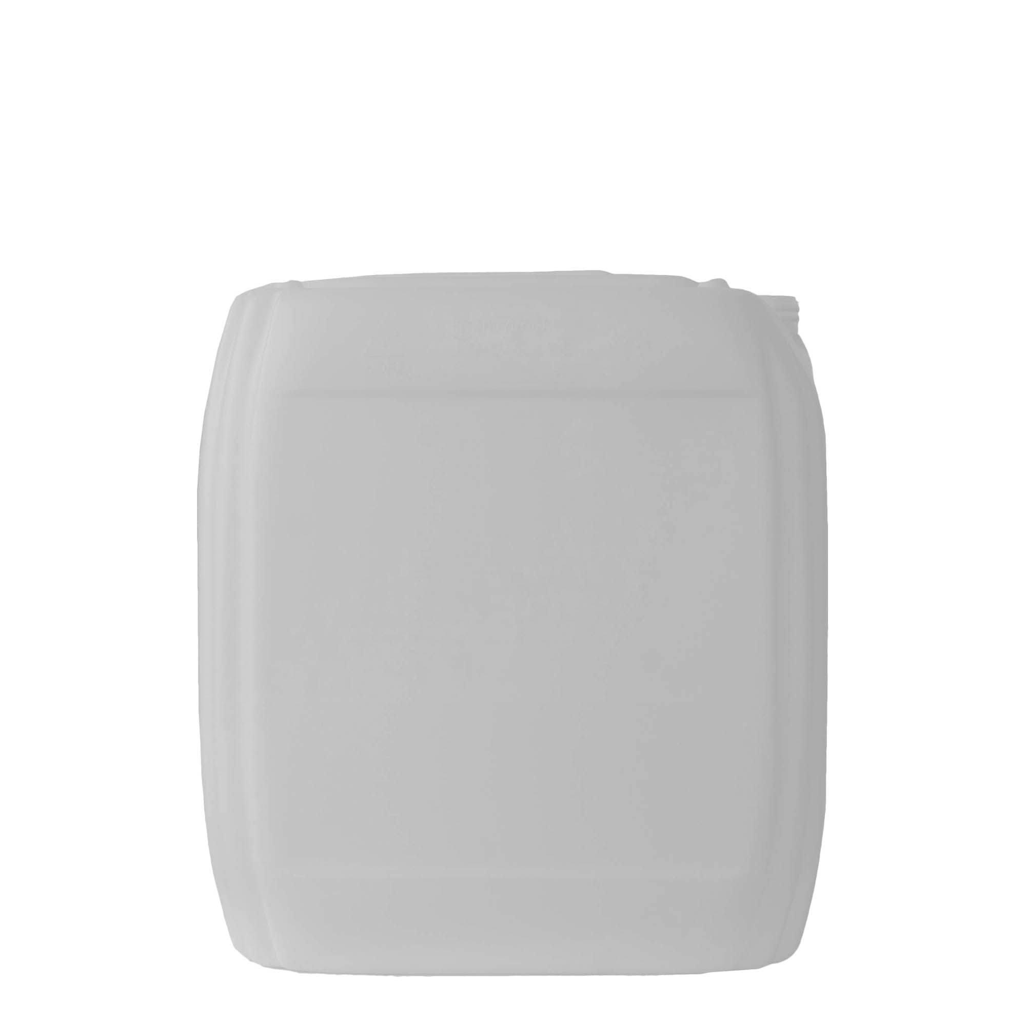 30 l bidão, retangular, plástico HDPE, natural, bocal: ND 60