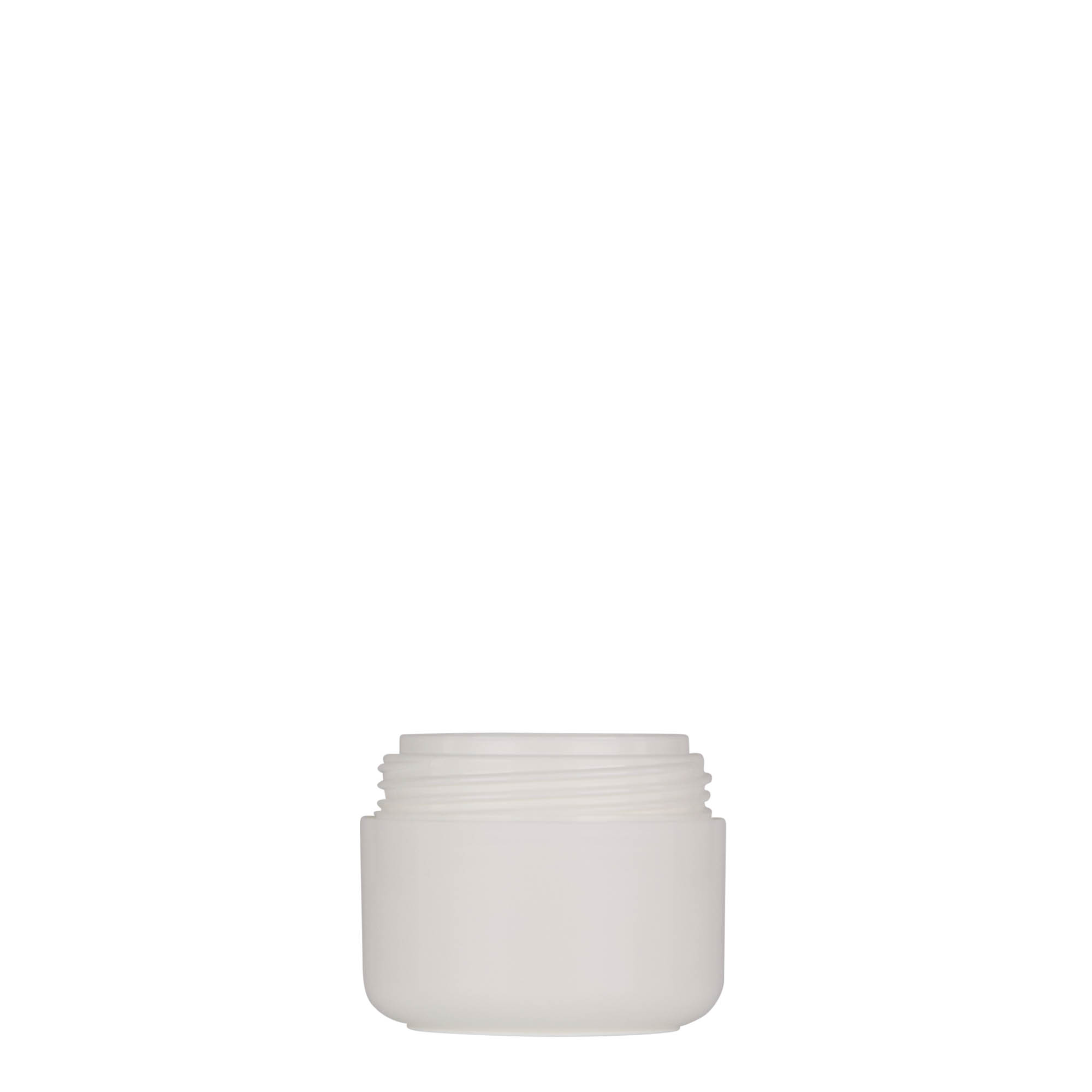 30 ml frasco de plástico 'Bianca', PP, branco, boca: tampa de rosca 30 ml frasco de plástico 'Bianca', PP, branco, boca: tampa de rosca