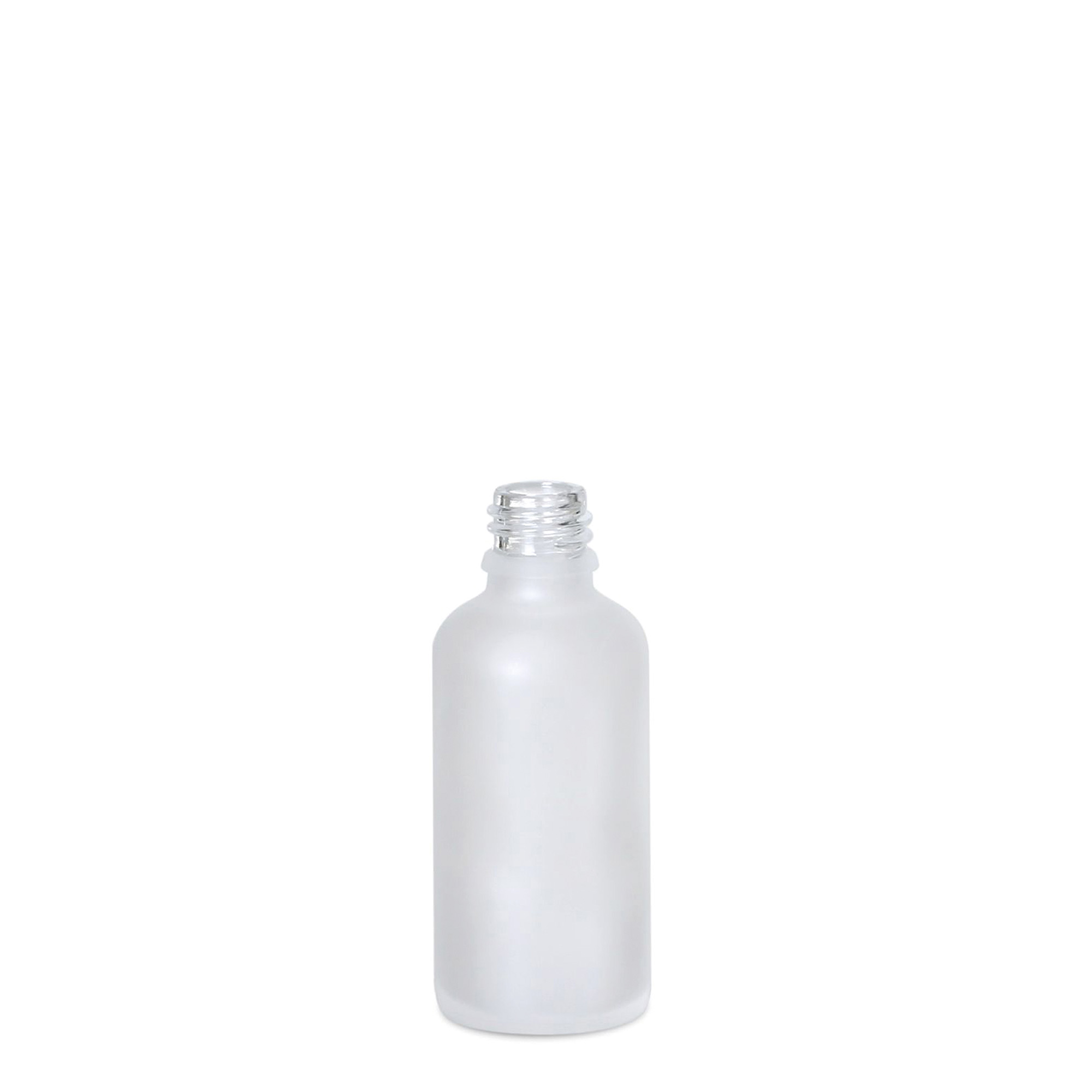 50 ml frasco médico, vidro, fosco, boca: DIN 18