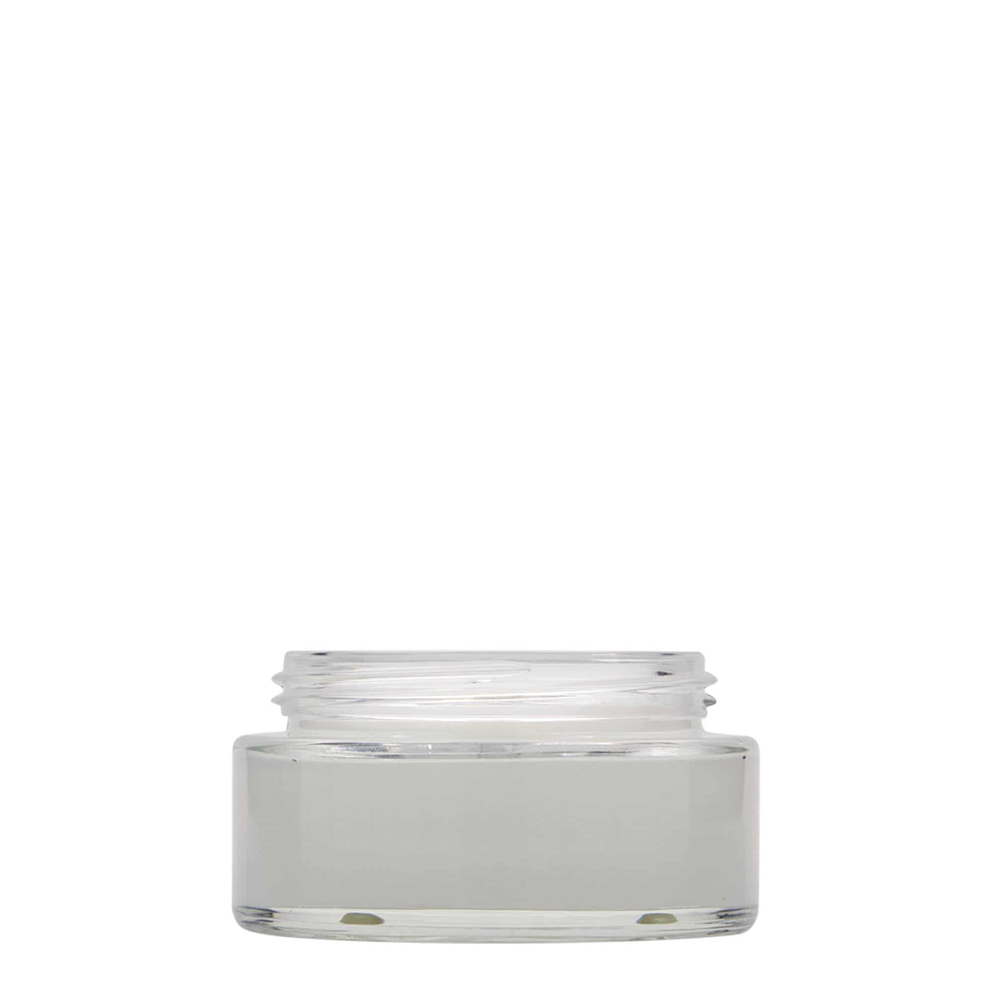 100 ml Pote 'Clear Edition', vidro, boca: Tampa de rosca