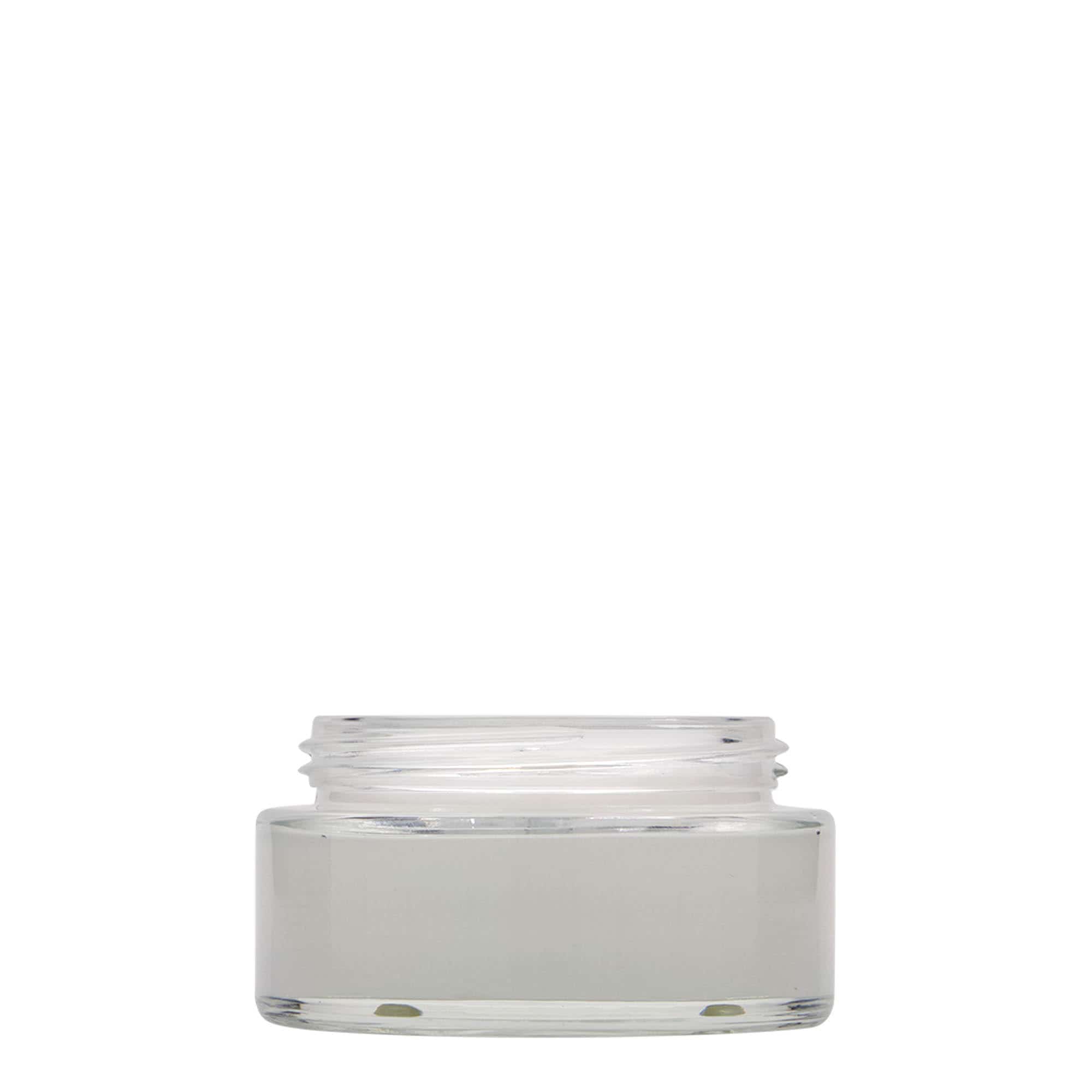 Pote de 100 ml 'Clear Edition', vidro, abertura: tampa de rosca